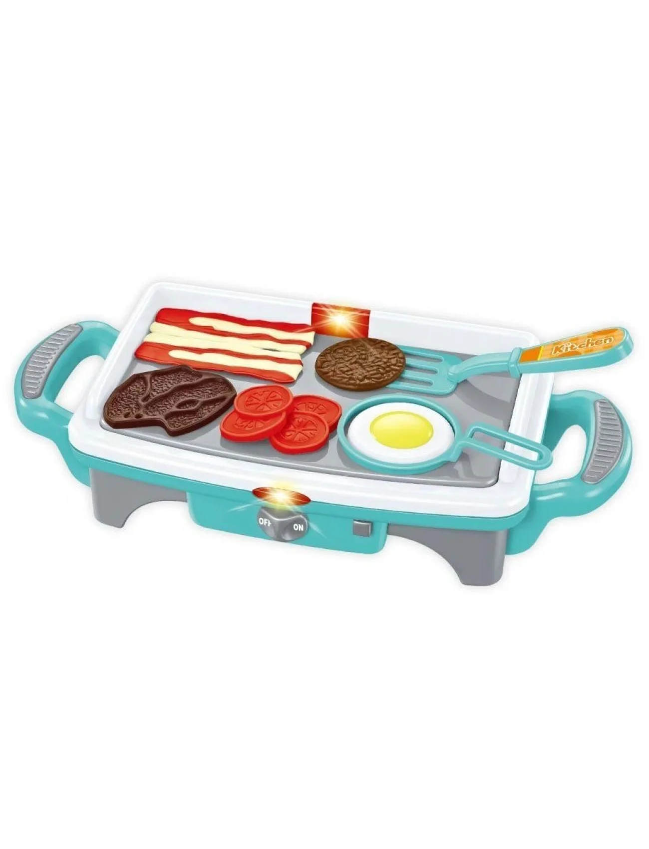 QF2908P-1-QF2908G-1 Işıklı Aksesuarlı Teppanyaki Izgara -Vardem Oyuncak