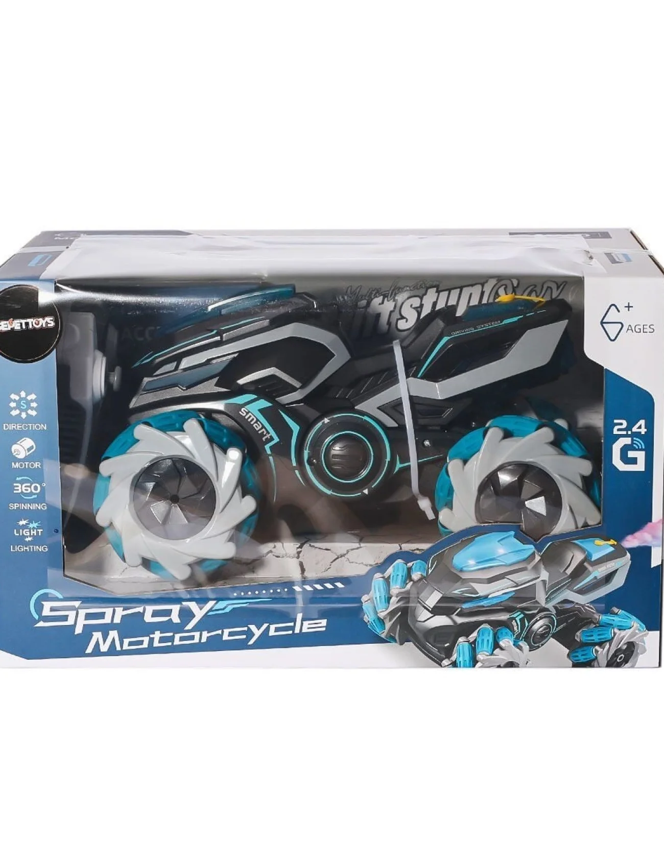 QH300-3 Drift Yapan Duman Çıkartan Motorcycle -Gepettoys