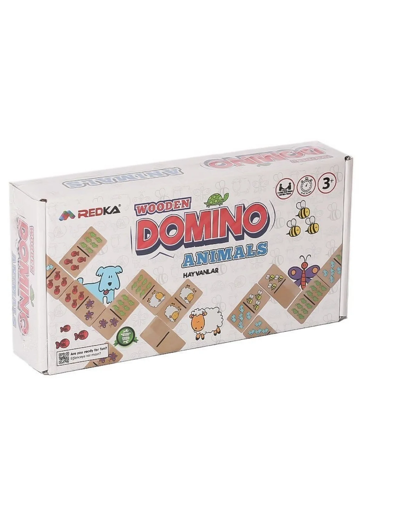 RD5648 Ahşap Domino Animals -Redka