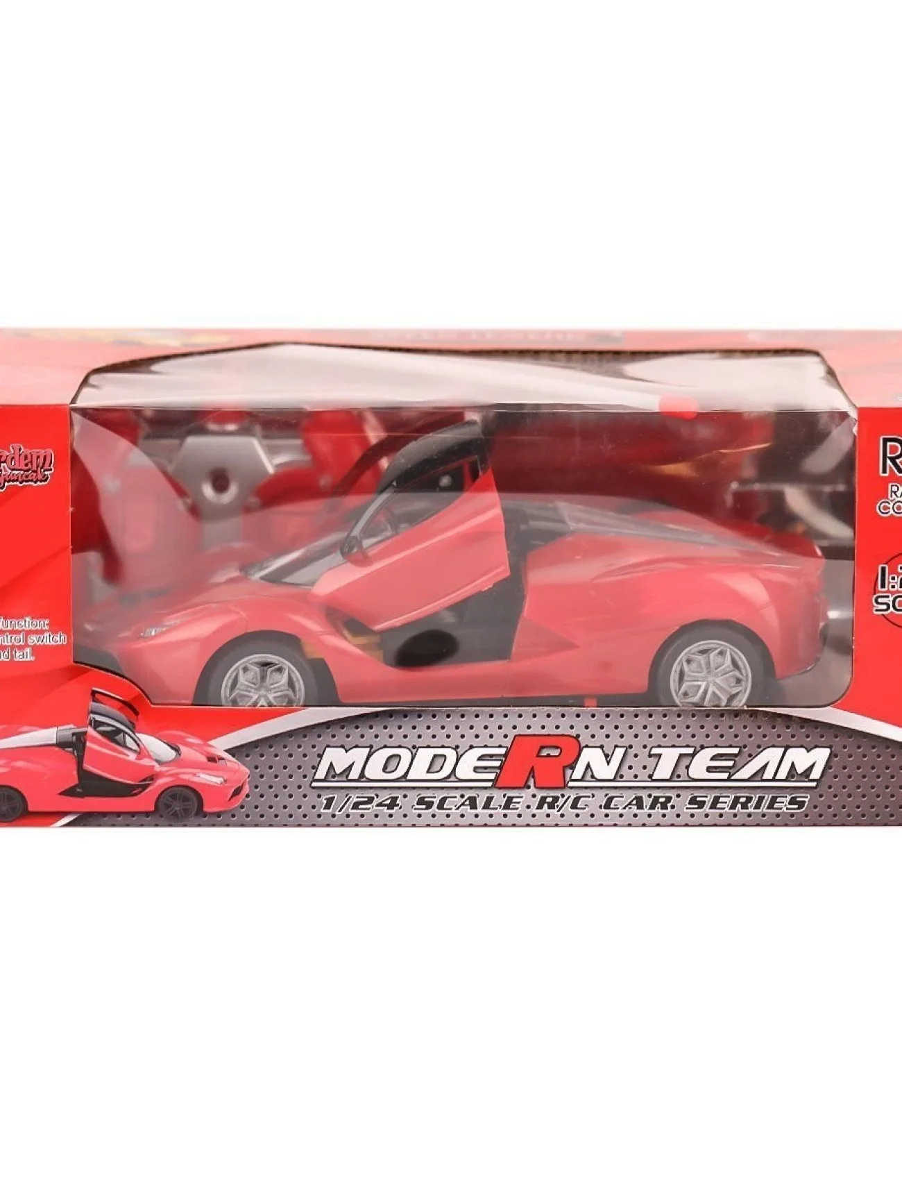 RG-1382-9-11 Kumandalı Kapıları Açılabilir Işıklı Spor araba 1:24 Vardem Oyuncak