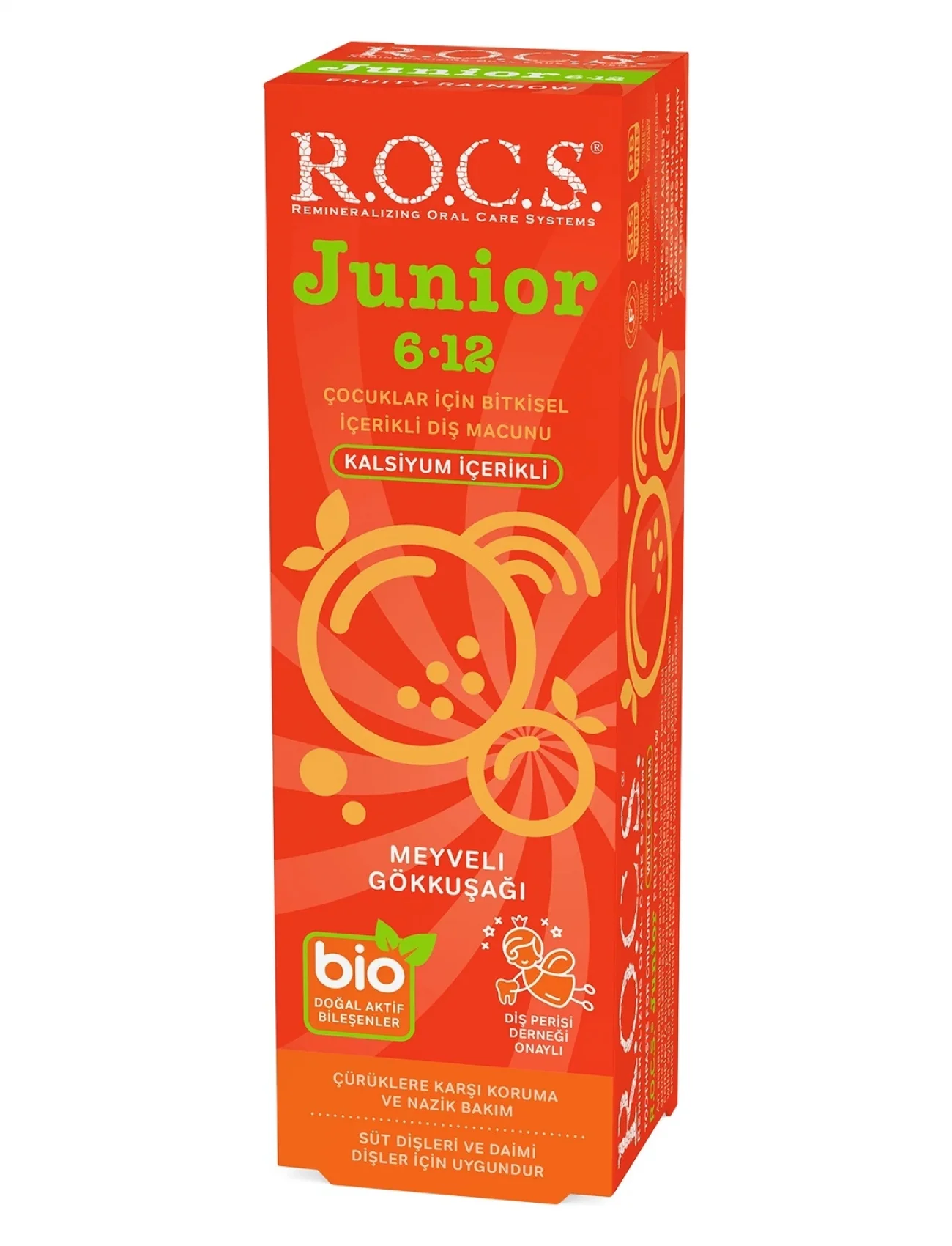 R.o.c.s. Junior Diş Macunu 6-12 Yaş 60 Ml Meyveli Gökkuşağı