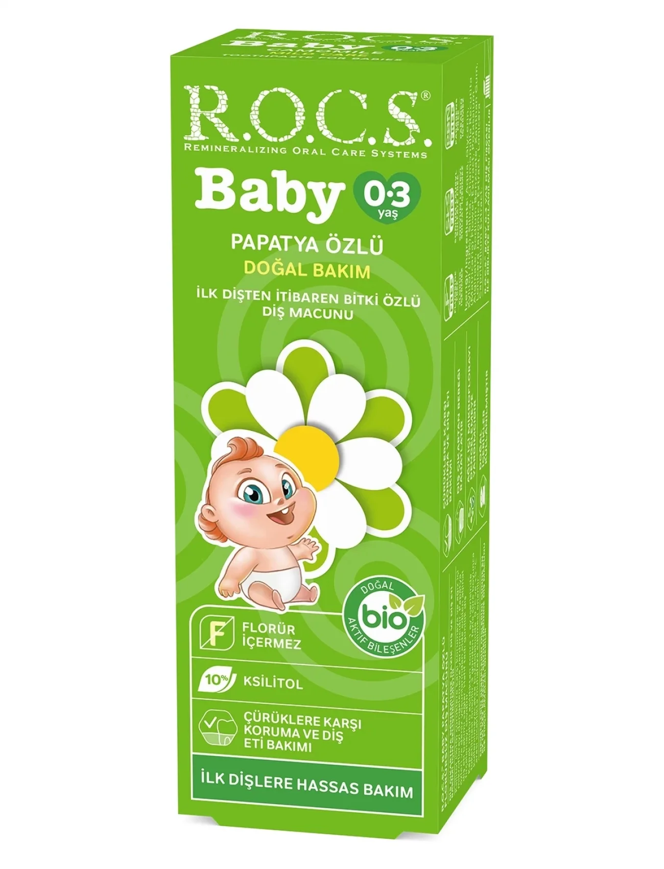 R.O.C.S.Baby Diş Macunu 0-3 Yaş 35 ml Papatya