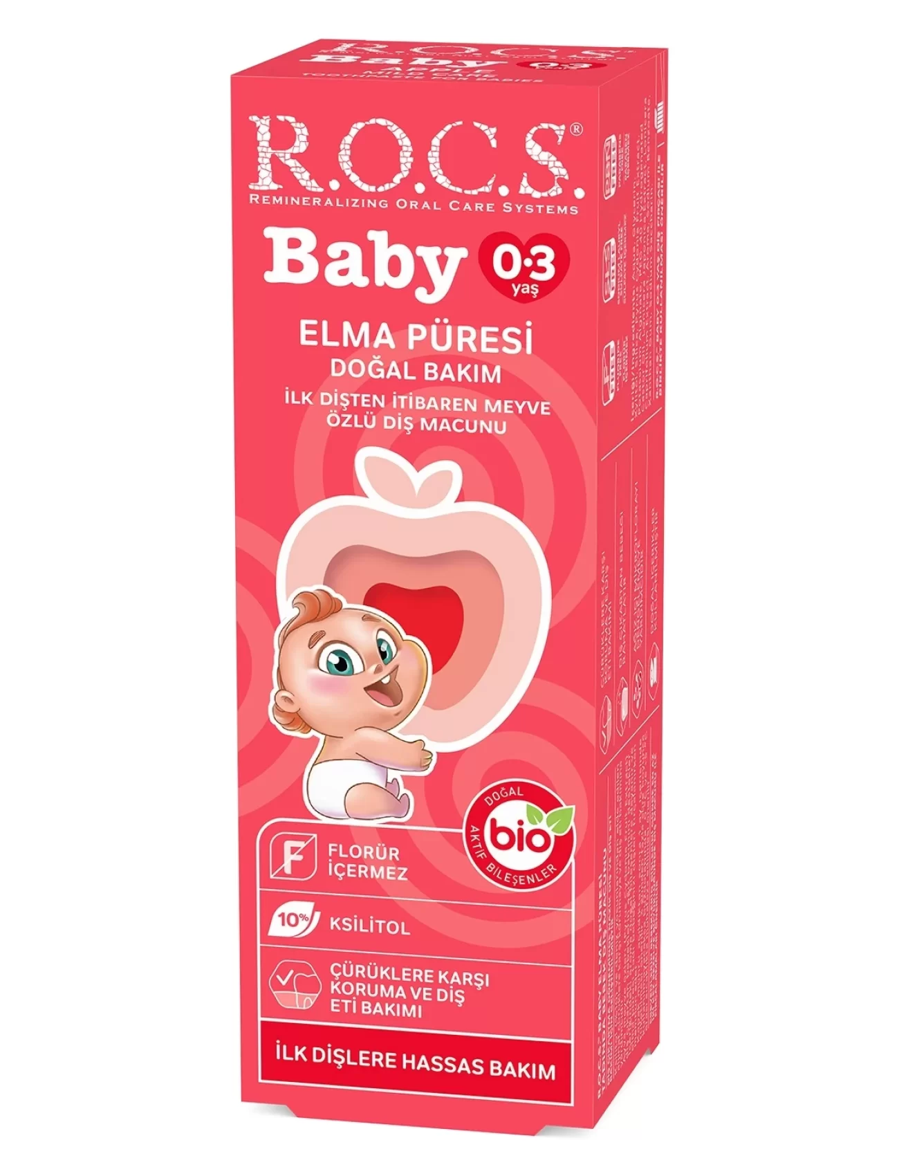 R.O.C.S.Baby Diş Macunu 35ml 0-3 Yaş Elma