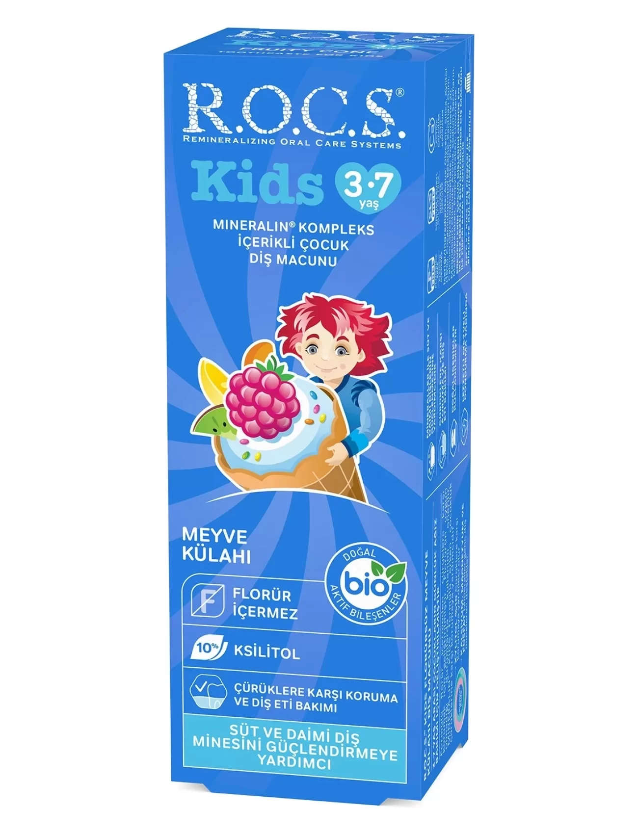 R.o.c.s.kids Diş Macunu 3-7 Yaş 35 Ml Meyve Külahı