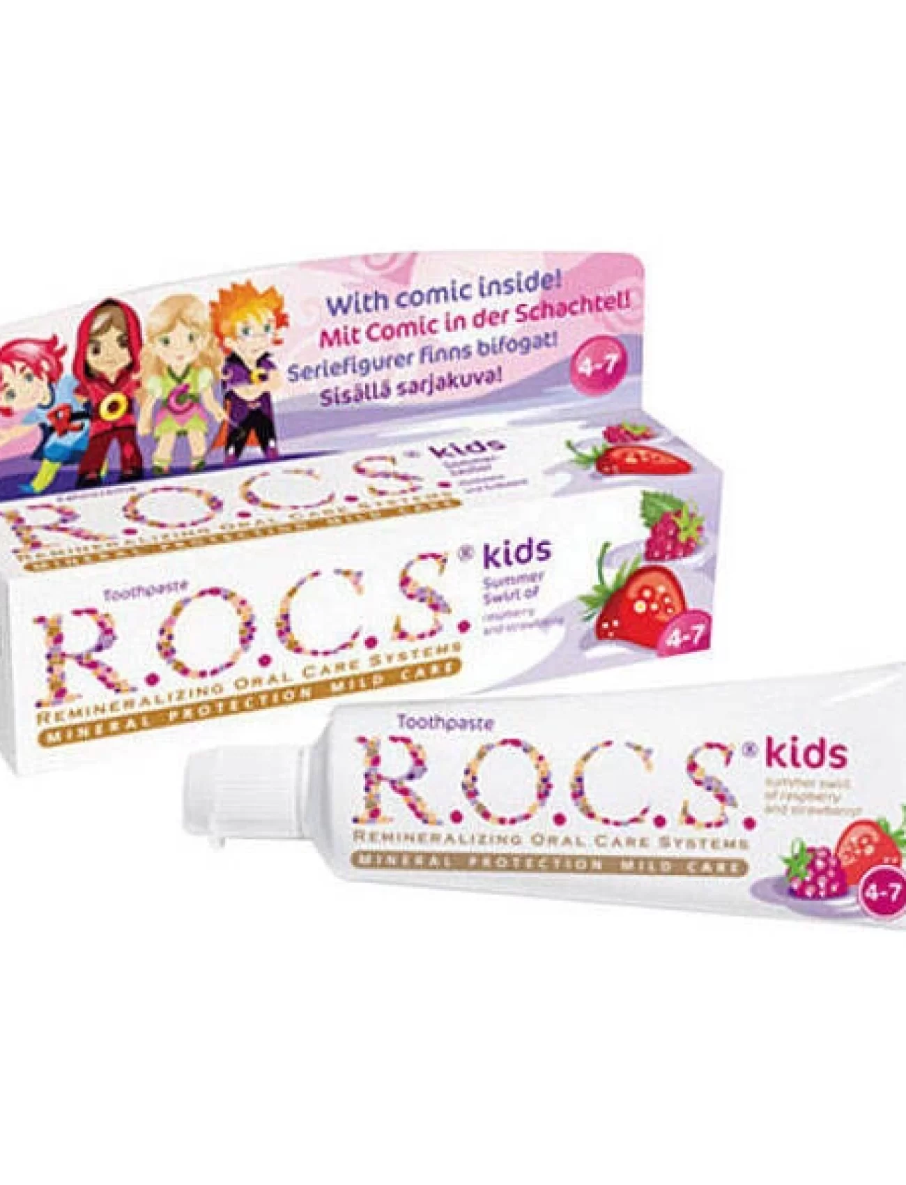 R.O.C.S.Kids Diş Macunu 35ml 4-7 Yaş Ahududu