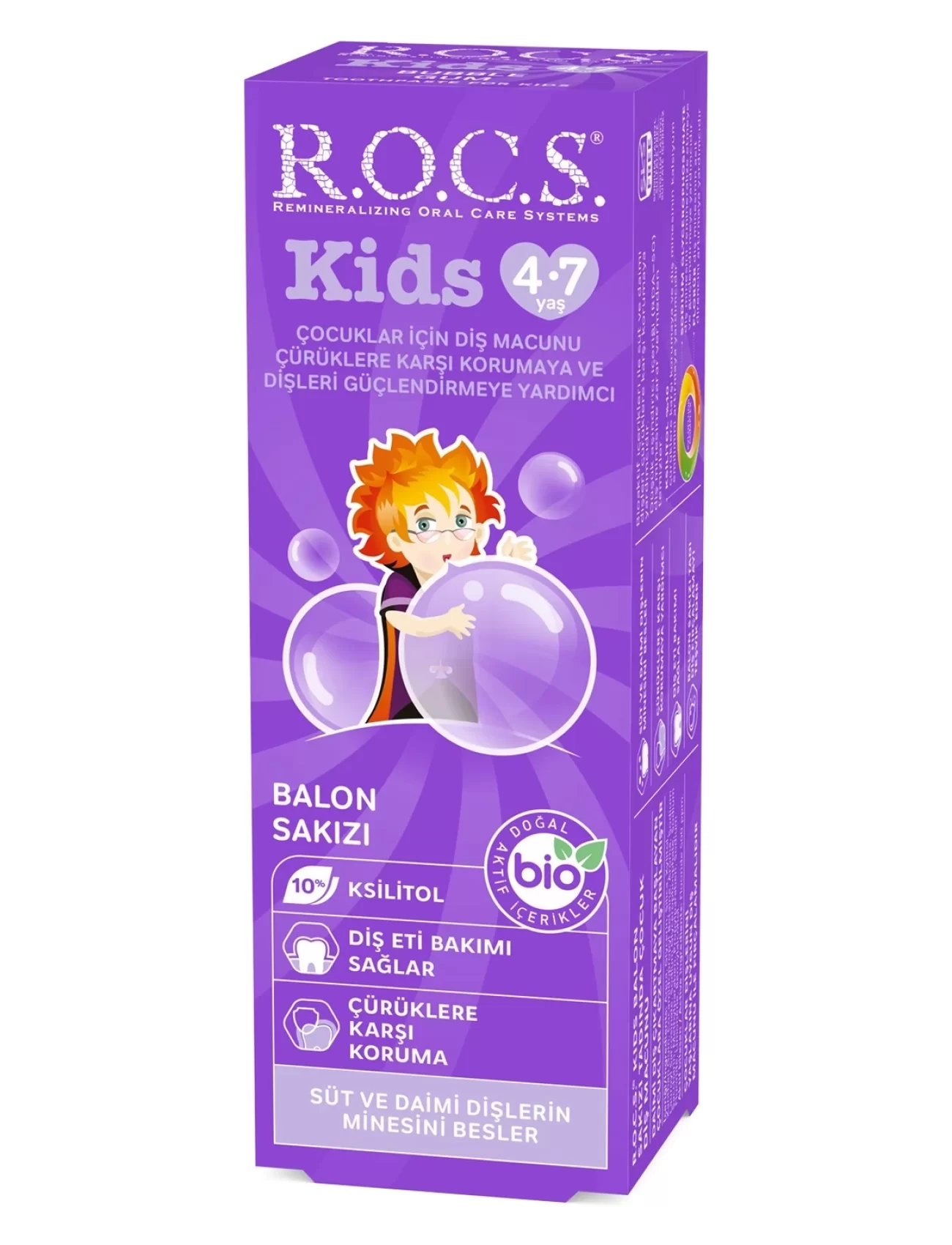 R.O.C.S.Kids Diş Macunu 35ml 4-7 Yaş Sakız