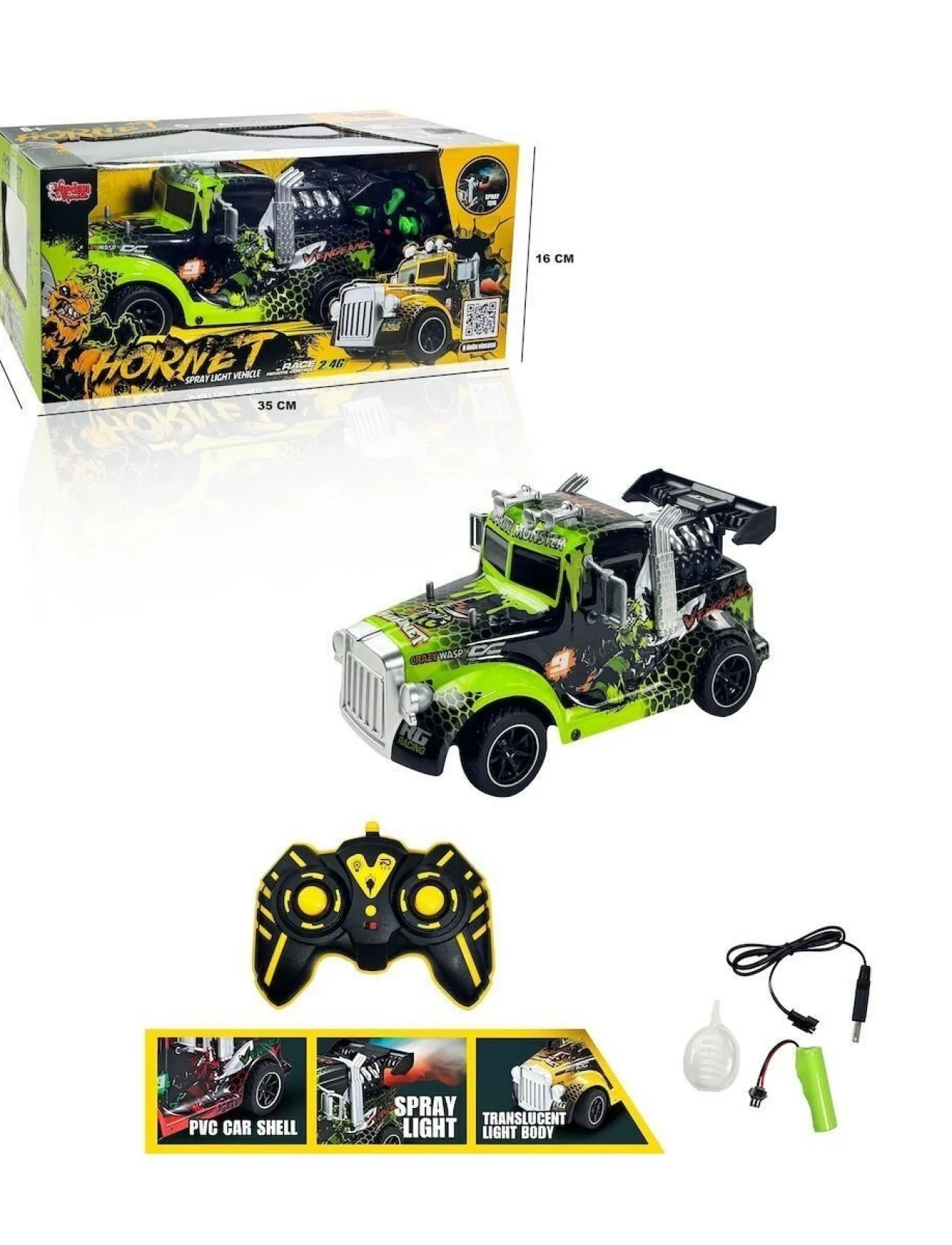 RQ3020  Kumandalı  Buhar Çıkartan Çekici Tır Kafası