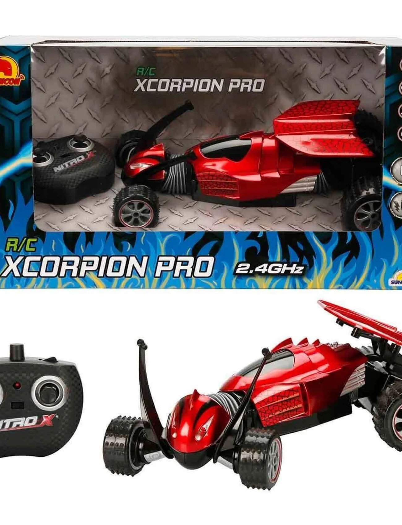 S00021011 -SUN-PMD-SNC-R/C AKROBAT XCORPION PRO 2.4GHZ.IŞIKLI