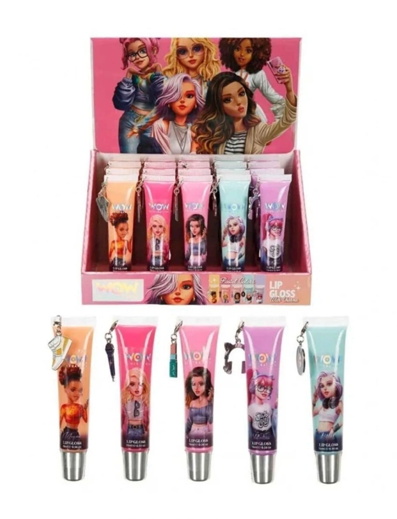 S00086706 - WOW Generation Charmlı Dudak Parlatıcısı(Belirtilen fiyat, tekli satış için adet fiyatıdır.)