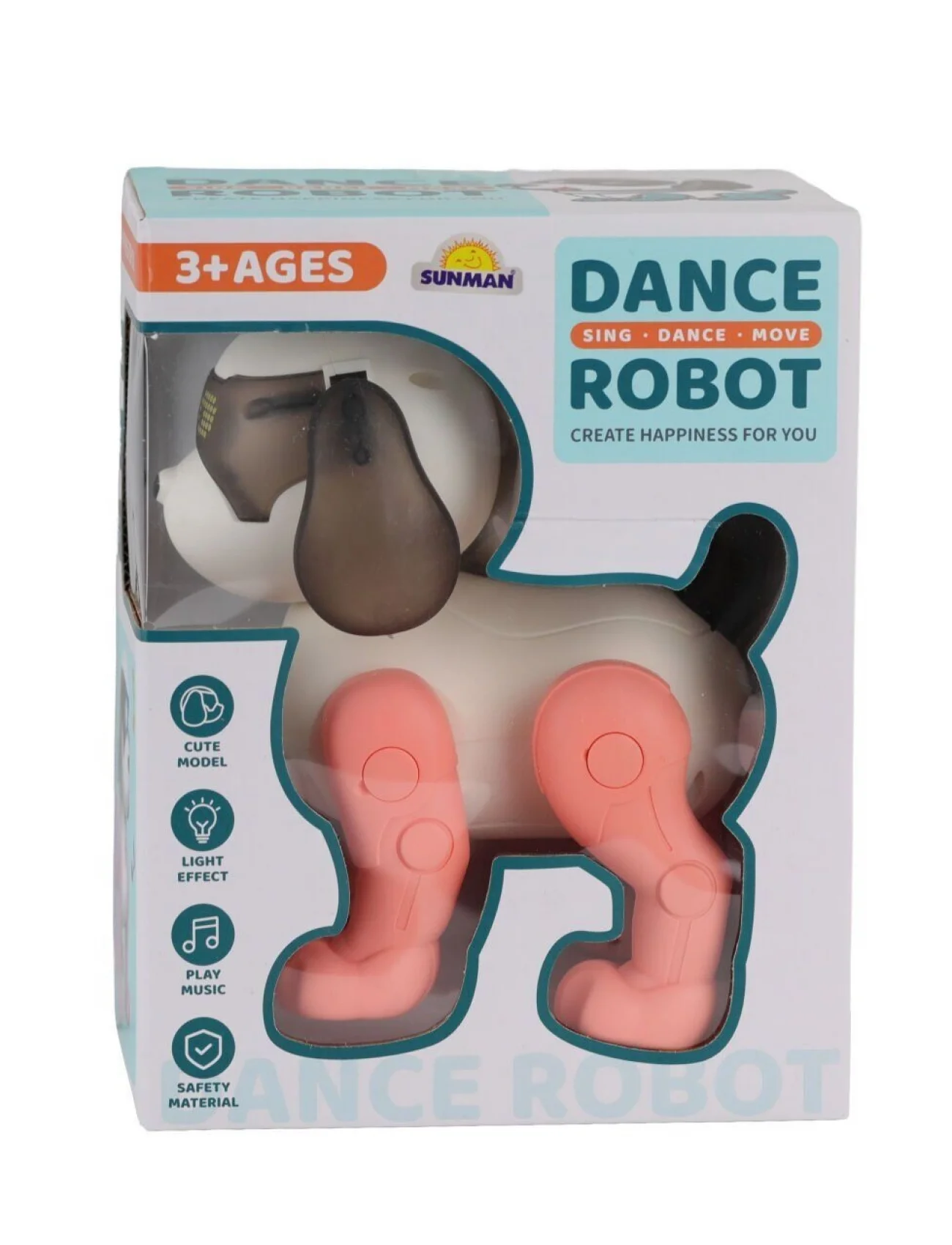 S01005107 -SUN-RST-ROBOT KÖPEK DANS MÜZİK/IŞIK B/O 2R.
