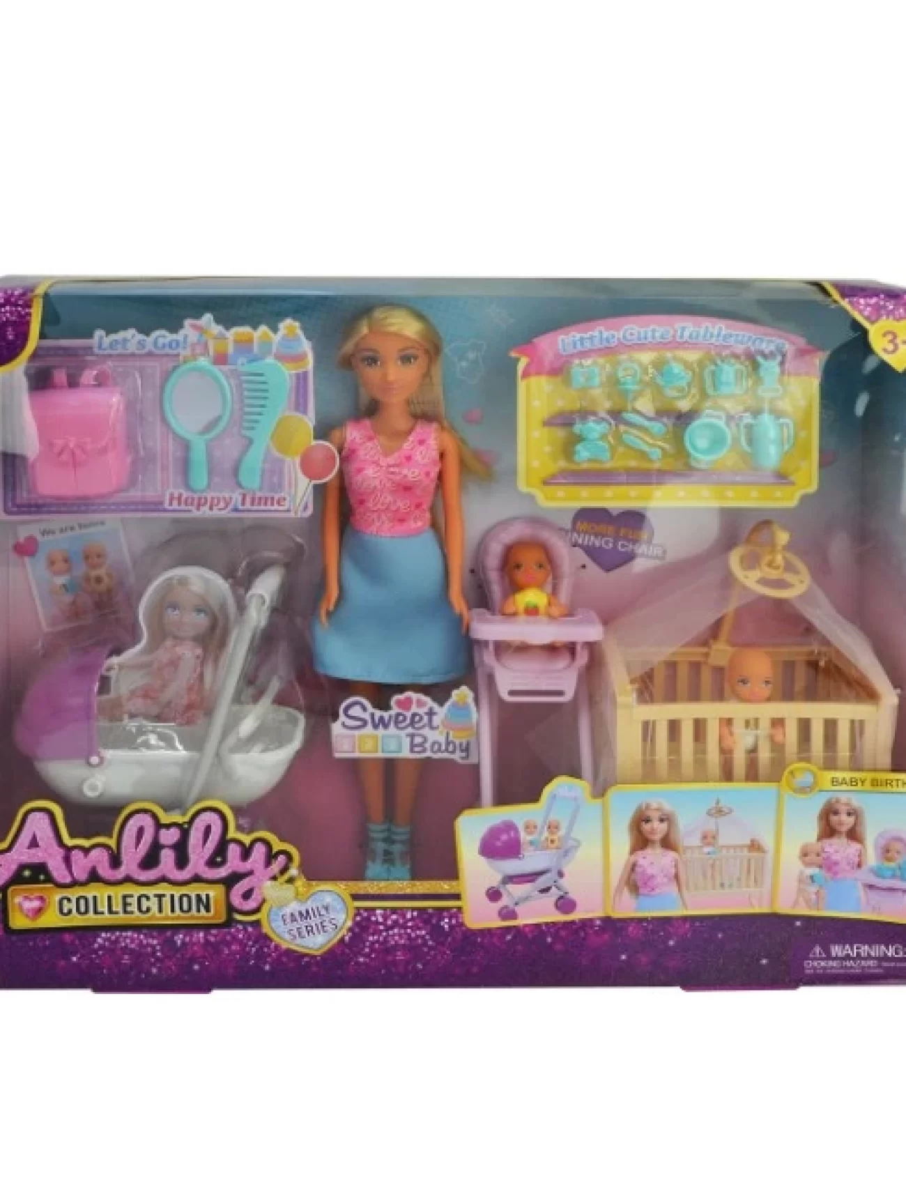 Seher Anlily Bakım Setli Bebek