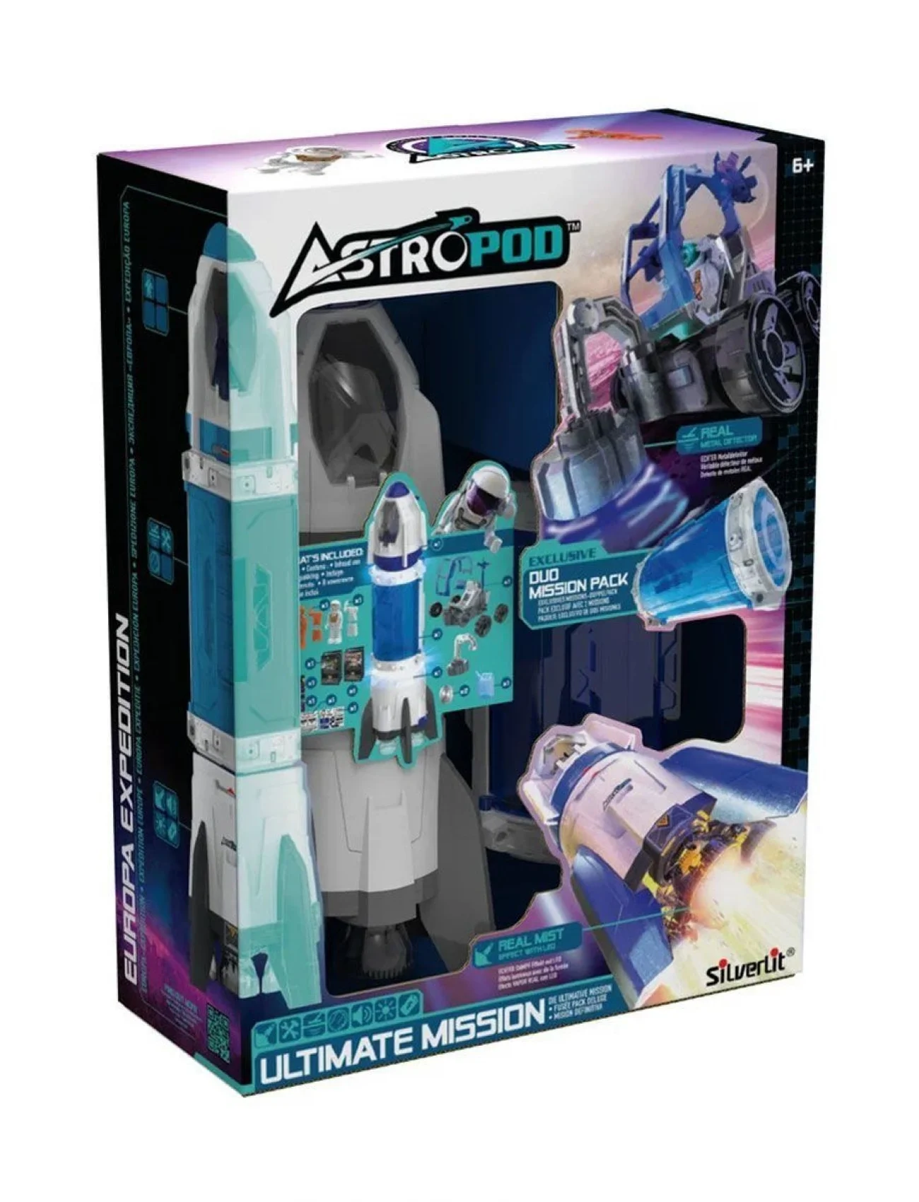SIL 80339 Silverlit Astropod Ana Mekik ve Metal Dedektör Aracı -Necotoys