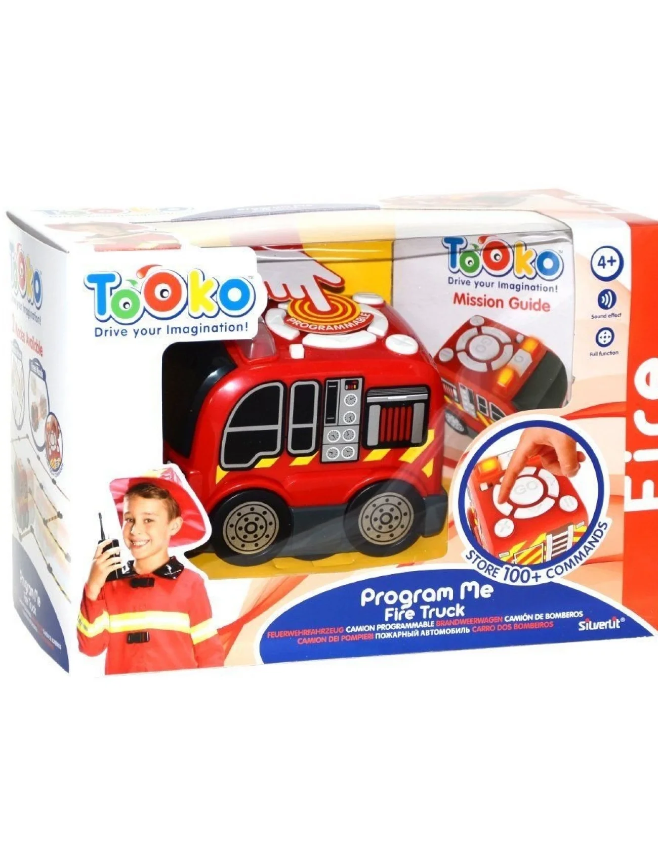 SIL/81470 Silverlit Tooko Programlanabilen İtfaiye Aracı Oyun Seti