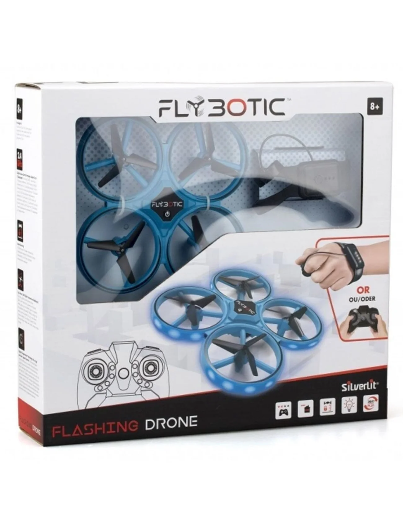 SIL 84600 Silverlit Flashing Drone  -Necotoys
