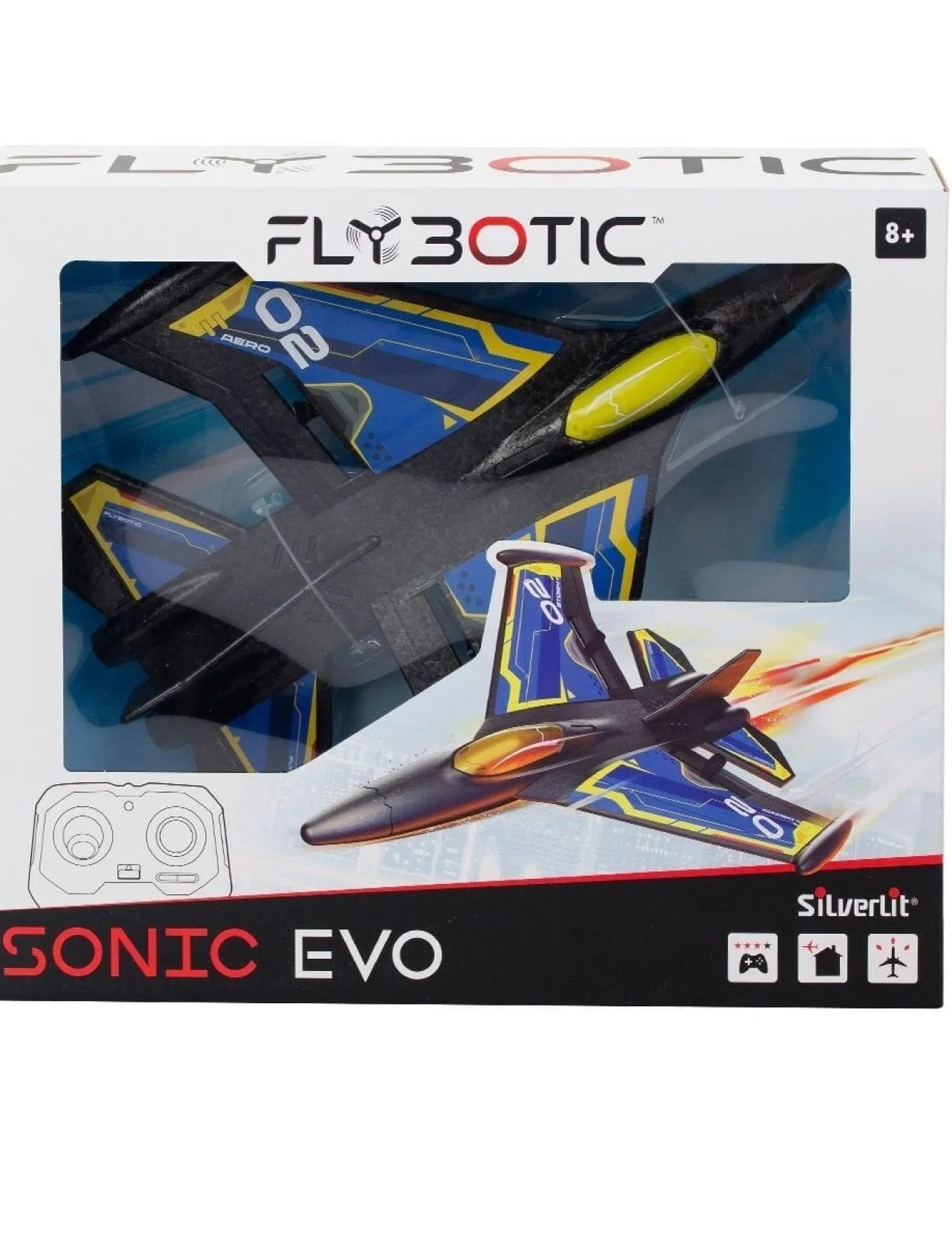 SIL 85741 Silverlit Sonic Evo Kumandalı Uçak -Necotoys