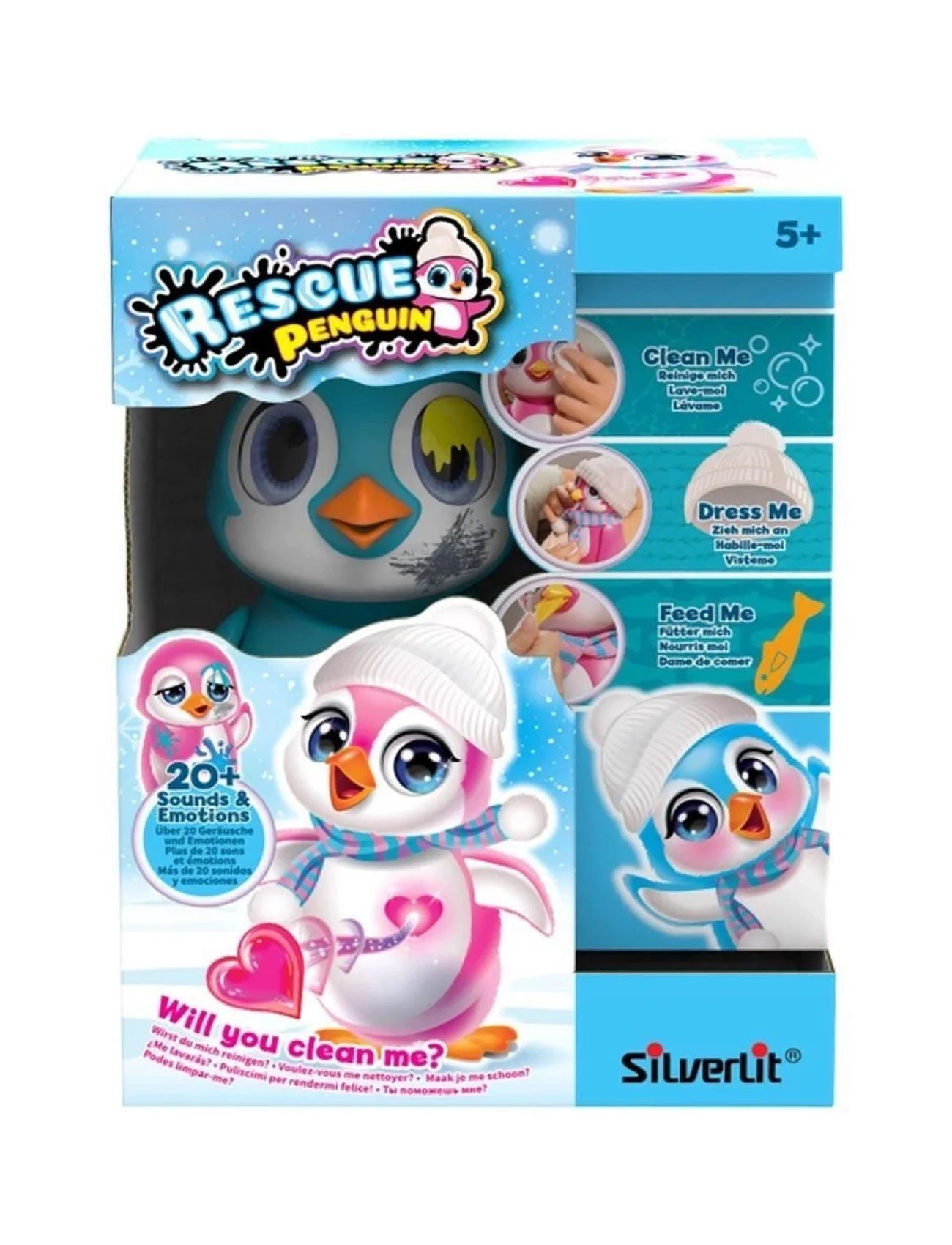 SIL 88652 Silverlit Rescue Interactive Penguen Mavi