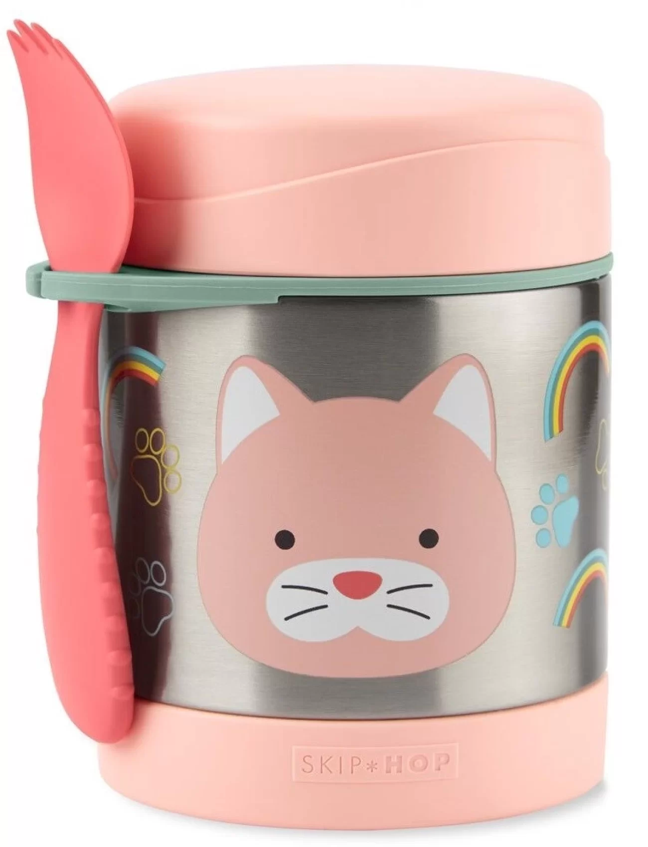 Skip Hop Zoo Paslanmaz Çelik Termos 325 Ml Kedi