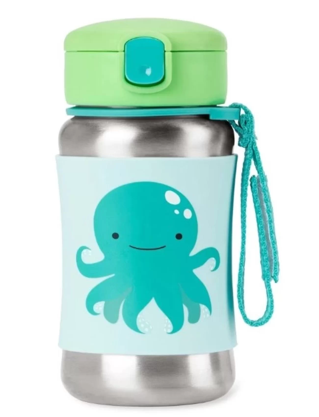 Skip Hop Zoo Pipetli Paslanmaz Çelik Suluk 350 Ml Ahtopot