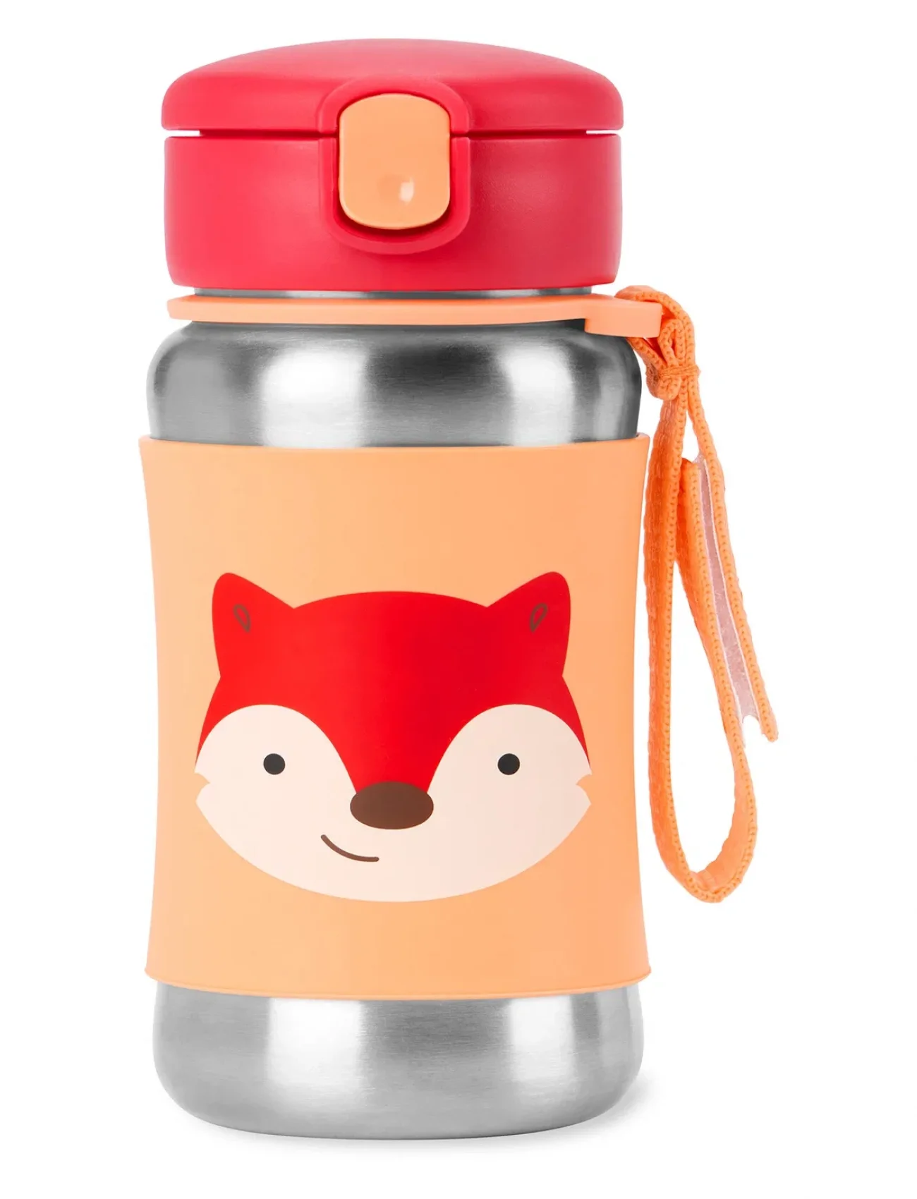 Skip Hop Zoo Pipetli Paslanmaz Çelik Suluk 350 Ml Tilki