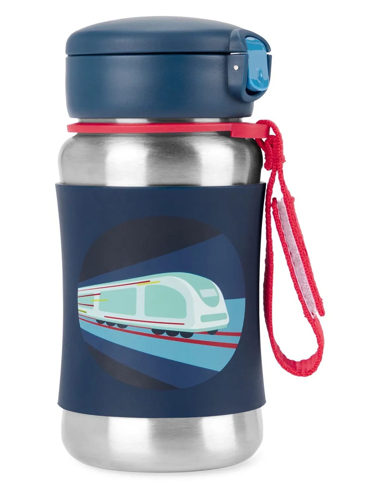 Skip Hop Zoo Pipetli Paslanmaz Çelik Suluk 350 Ml Tren