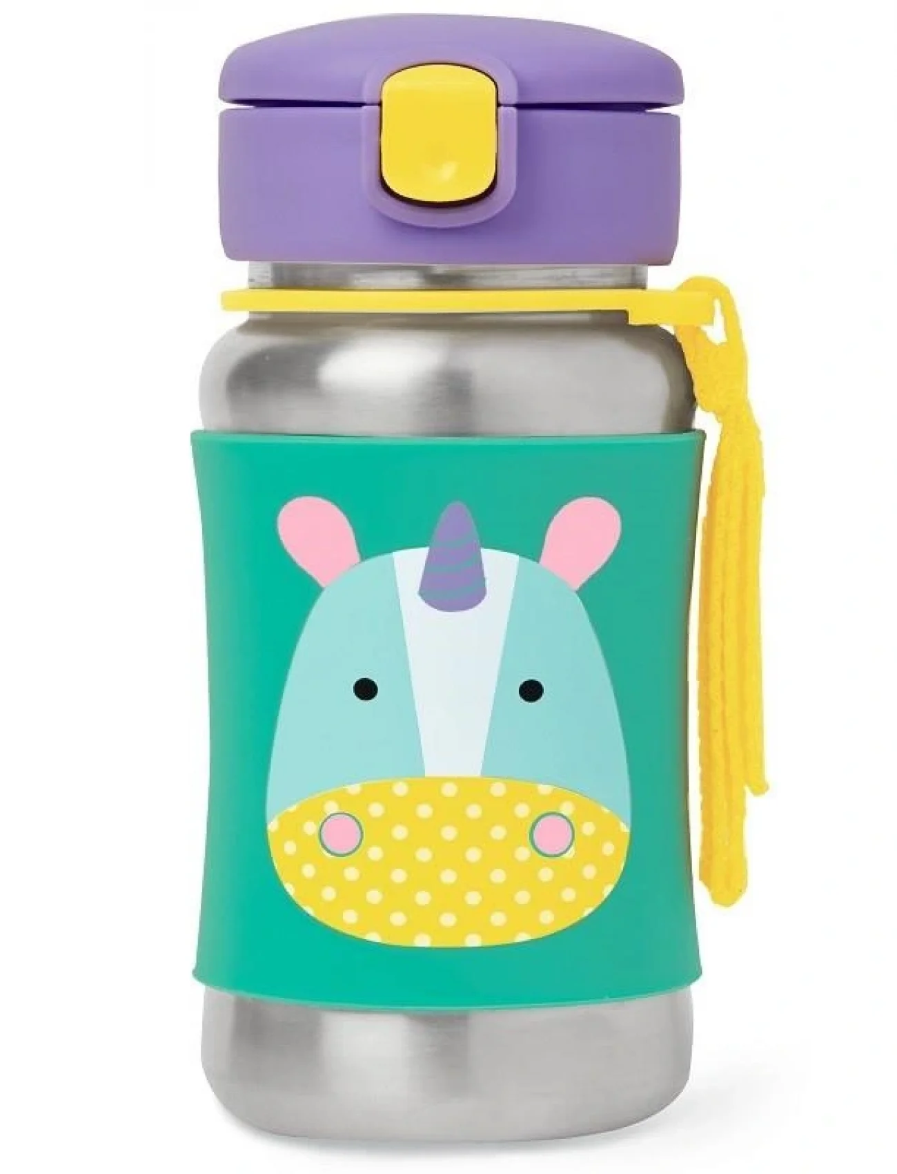Skip Hop Zoo Pipetli Paslanmaz Çelik Suluk 350 Ml Unicorn