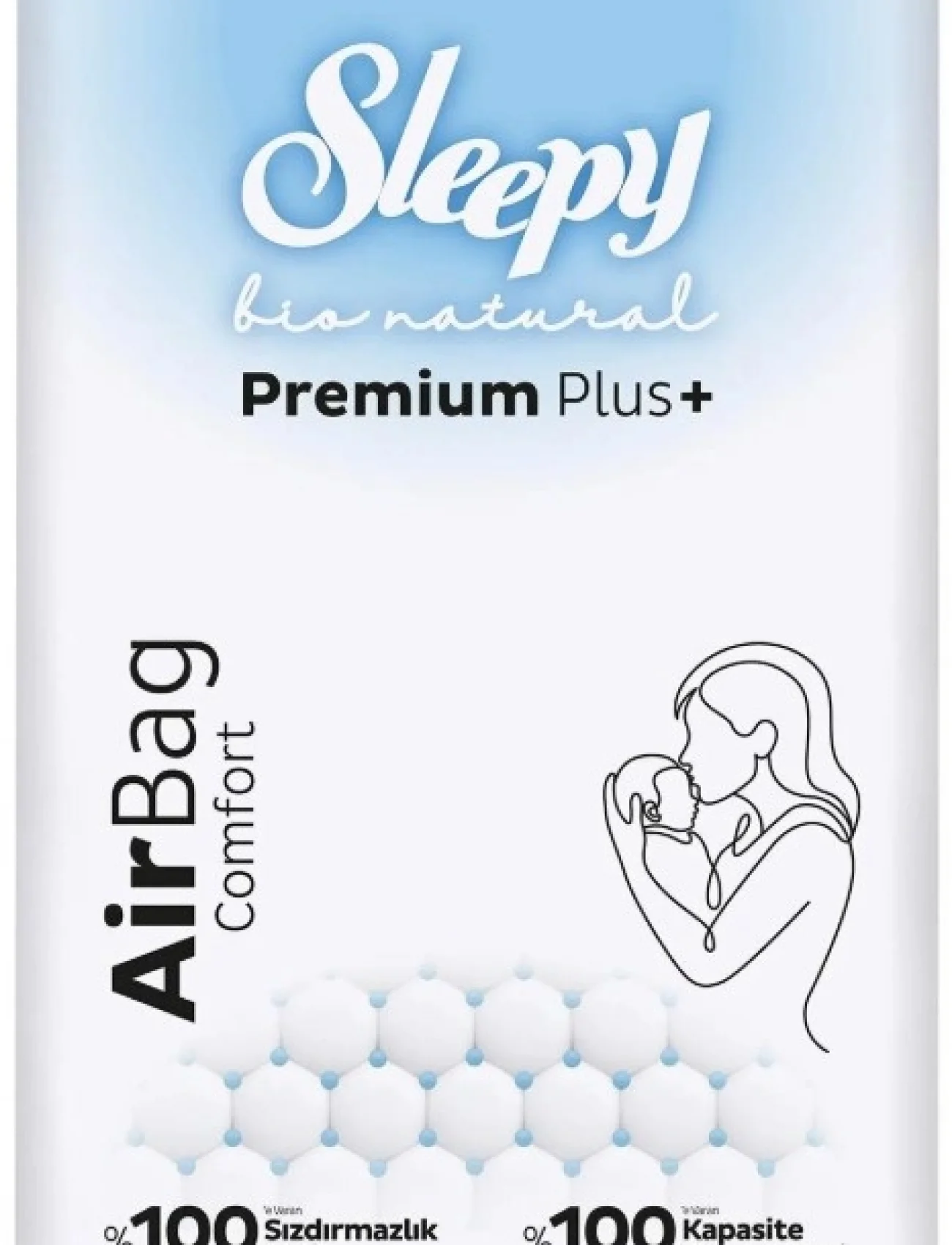 Sleepy Bio Natural Premium Plus Airbag Comfort Bebek Bezi 5 Beden 40 Adet