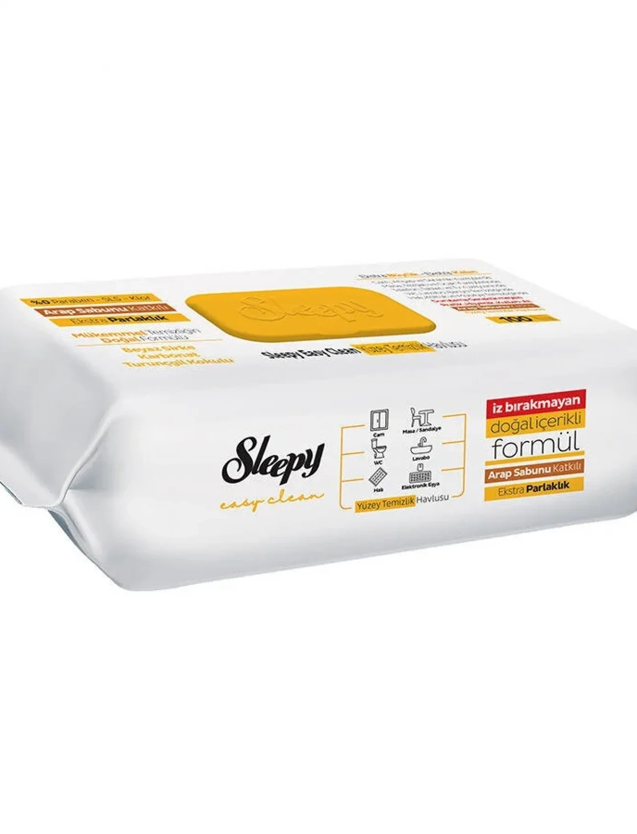 Sleepy Premium Yüzey Temizlik Havlusu 100 Adet Arap Sabunlu
