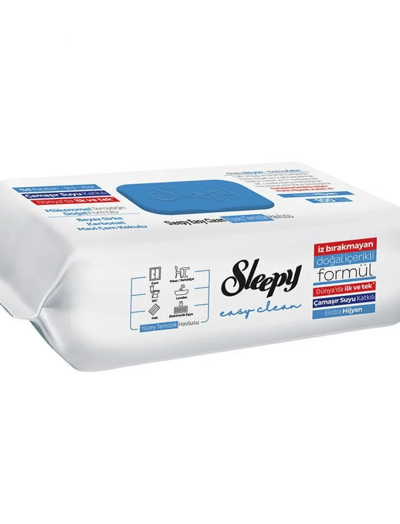 Sleepy Premium Yüzey Temizlik Havlusu 100 Adet Çamaşır Suyu