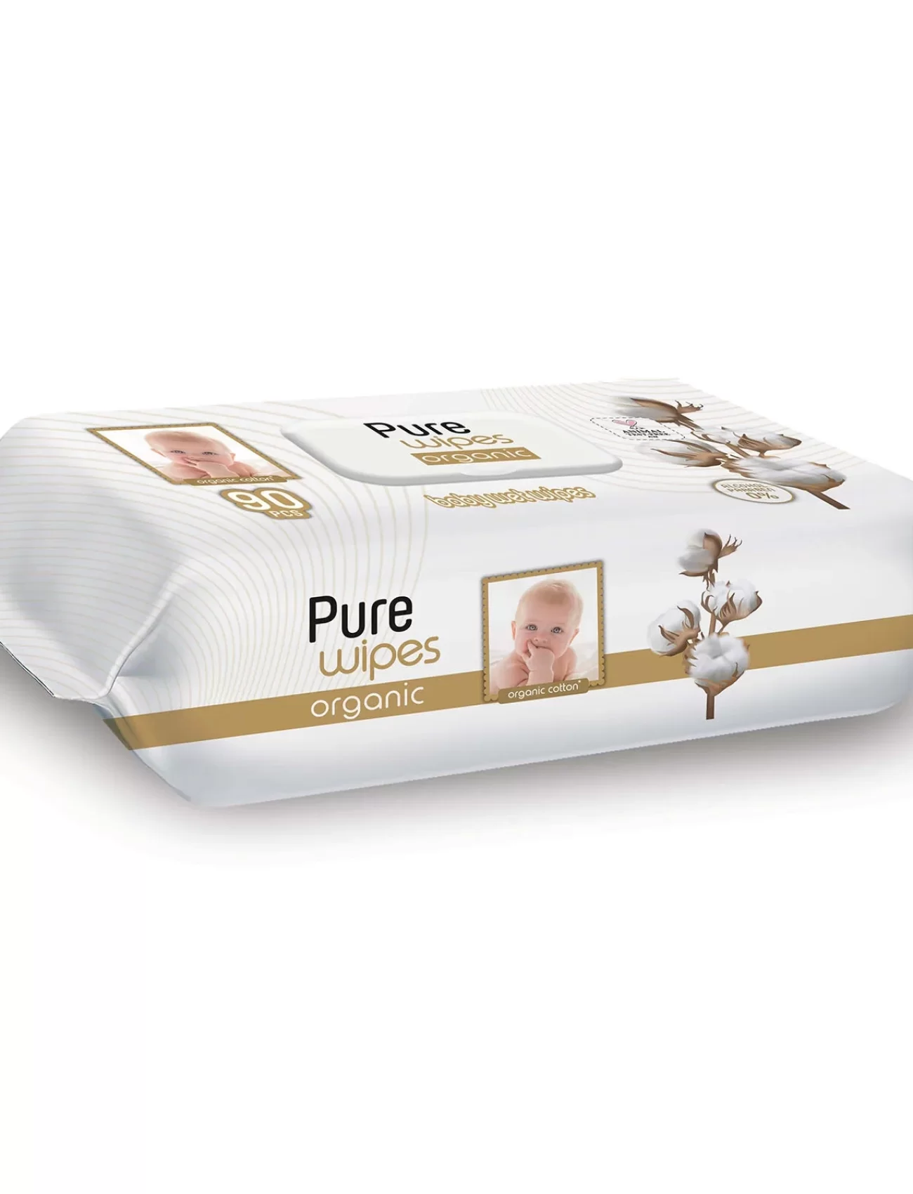 Sleepy Pure Baby Organic Pamuk Islak Mendil 90 Adet