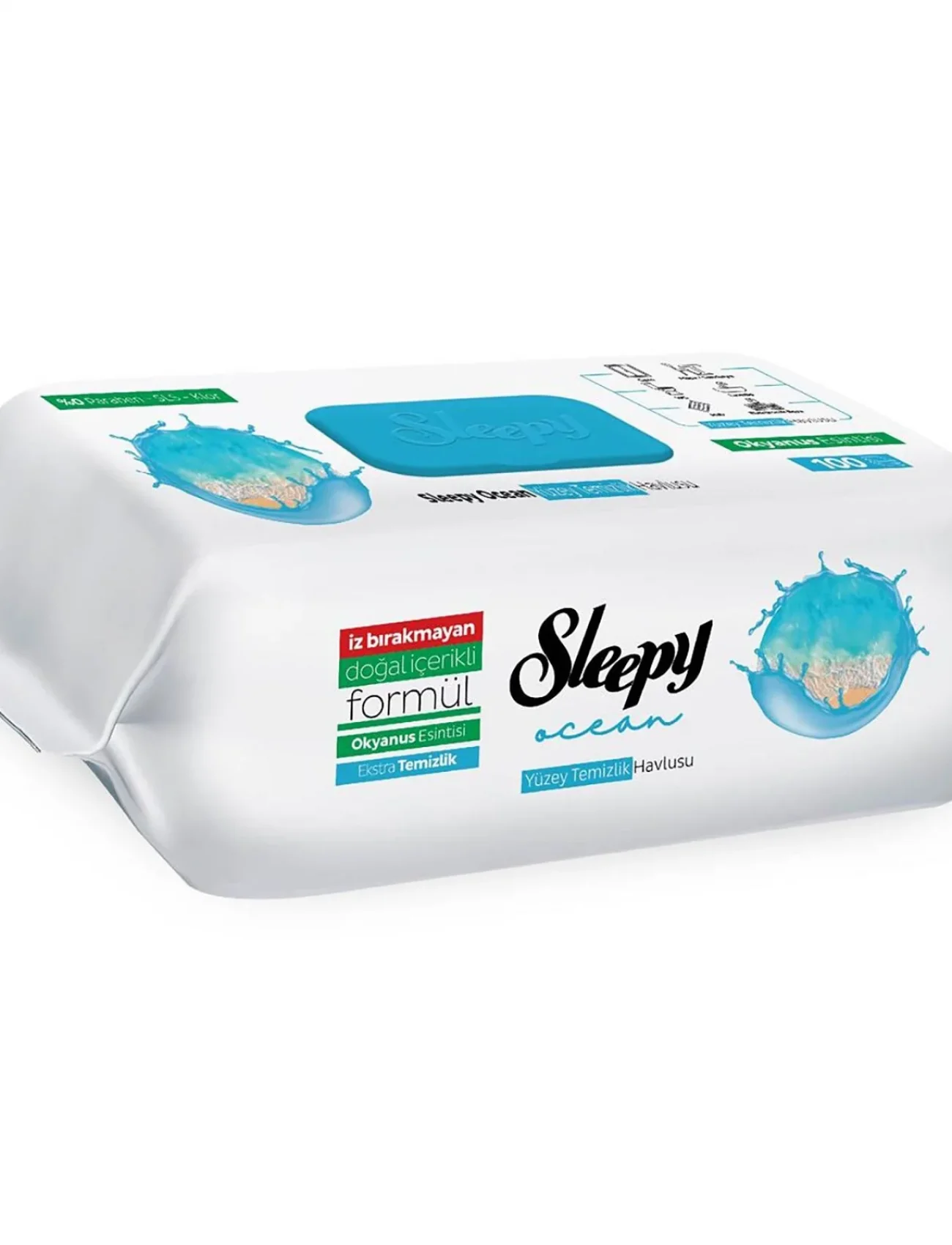 Sleepy Yüzey Temizlik Havlusu 100 Adet Okyanus