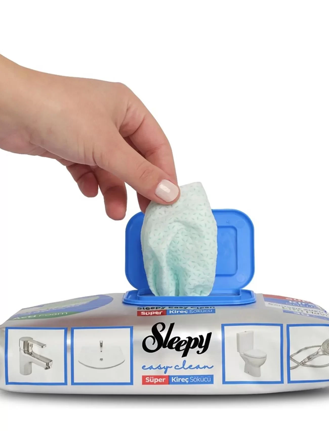 Sleepy Yüzey Temizlik Havlusu 30 Adet Kireç Çözücü