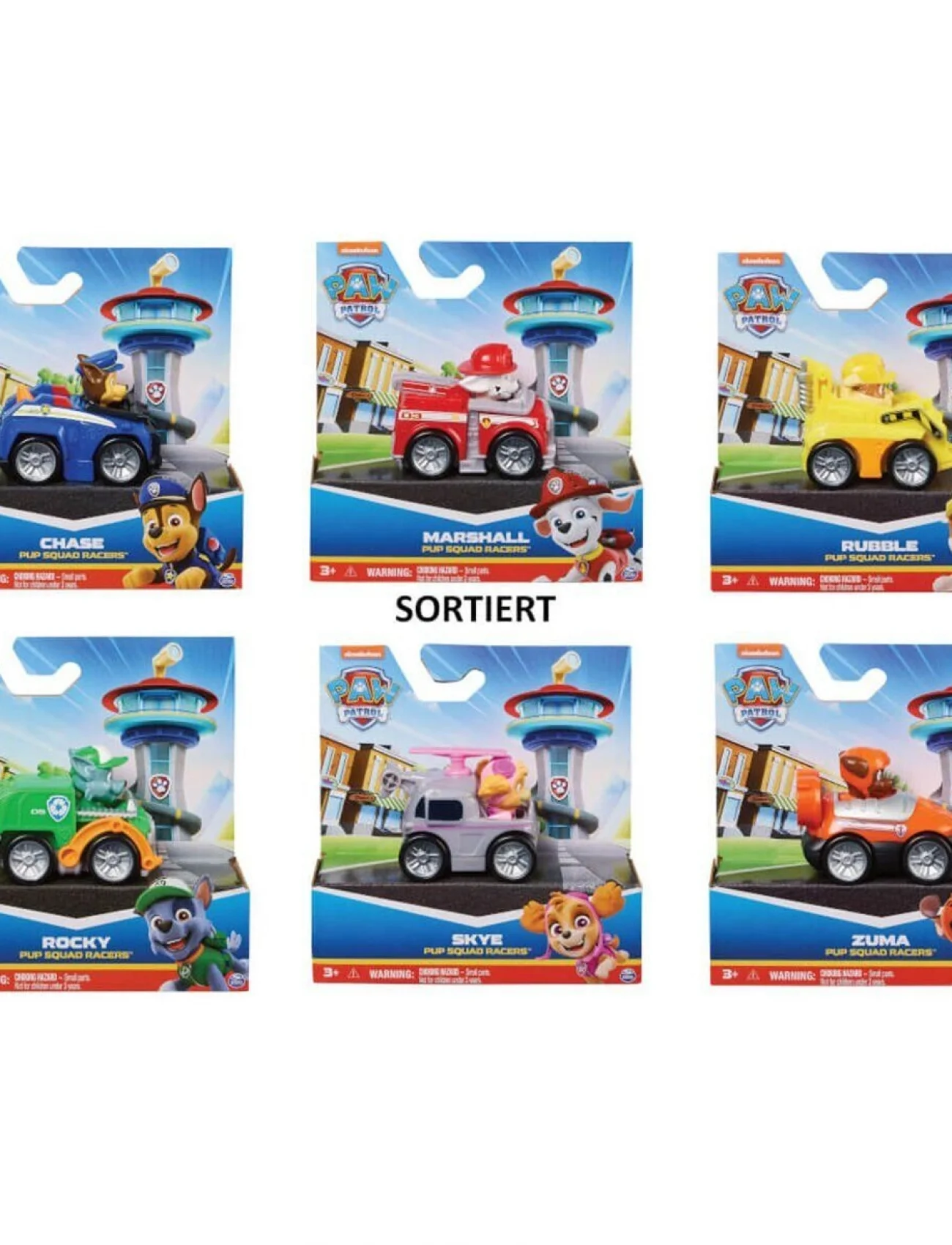 SPM-6070433 PAW PATROL MINI PUP SQUAD ARAÇ ÇEŞİTLERİ-ASORTİ(Belirtilen fiyat, tekli satış için adet fiyatıdır)