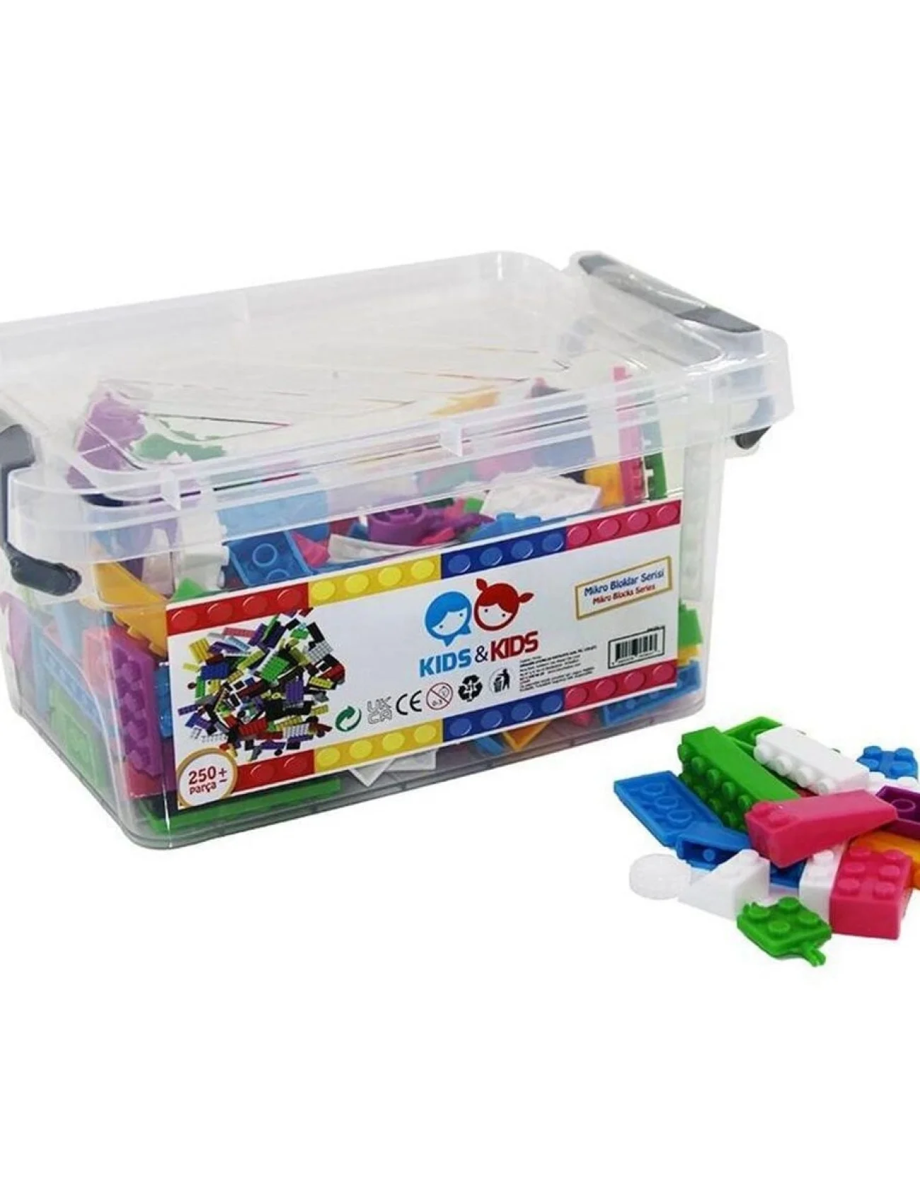 STR-112 KİDS KİDS 250 PARÇA MİKROBLOKLAR KOLİ 25 PK