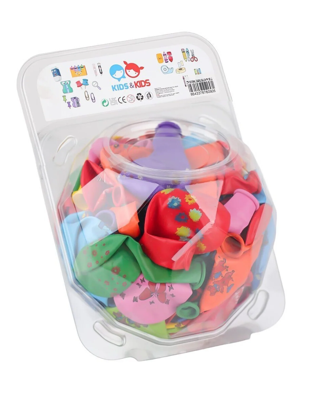 STR-133 Renkli Baskılı Balon 100lü