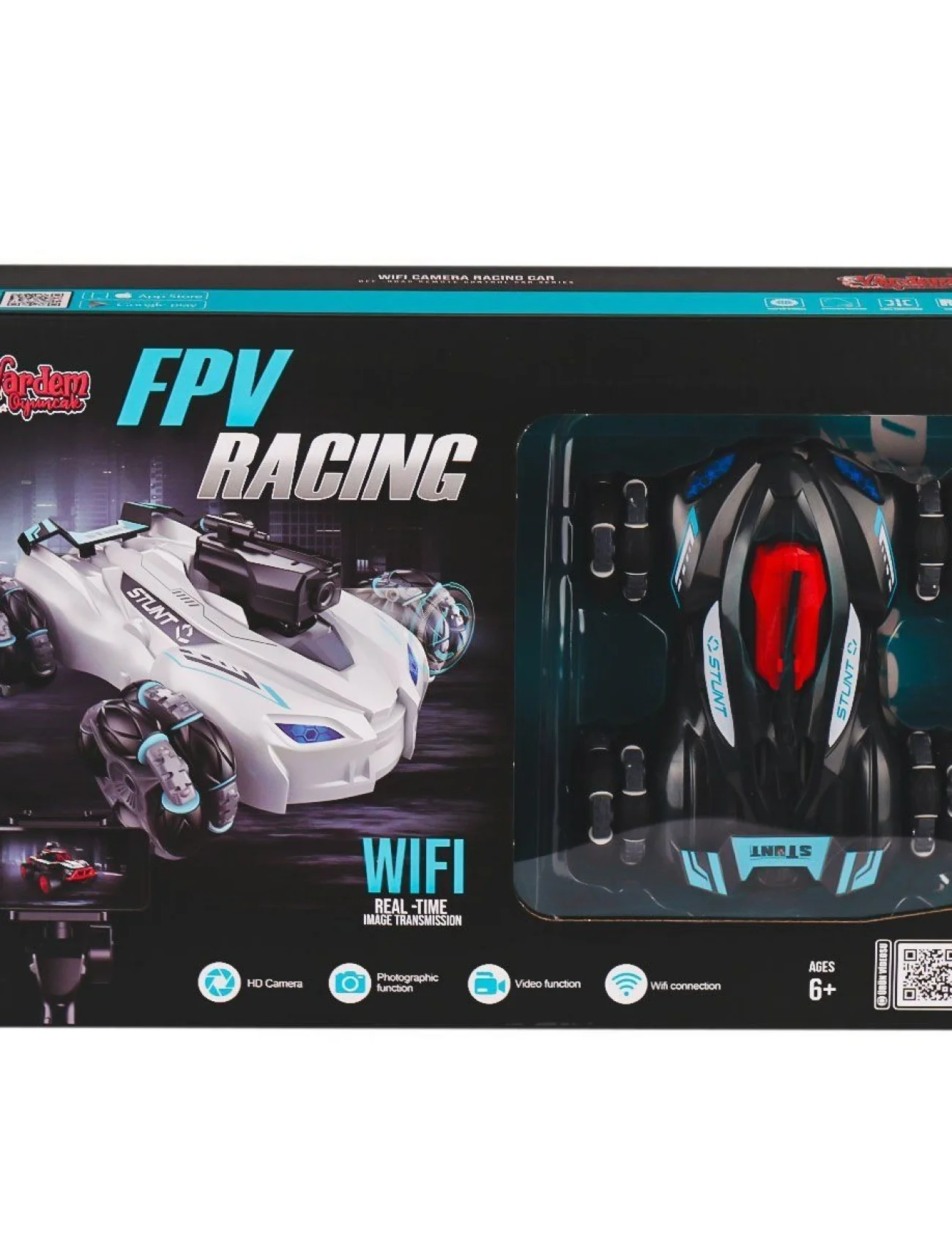 SYR-666-863 Kumandalı Wifi Kameralı Stunt Araba -Vardem Oyuncak