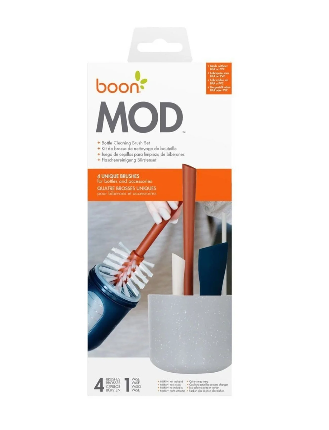 TBN11462 BOON - MOD 4lü Biberon Fırça Seti