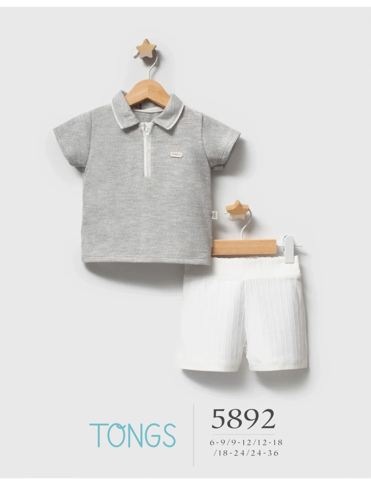 Tongs Change İkili Takım 5892 Gri