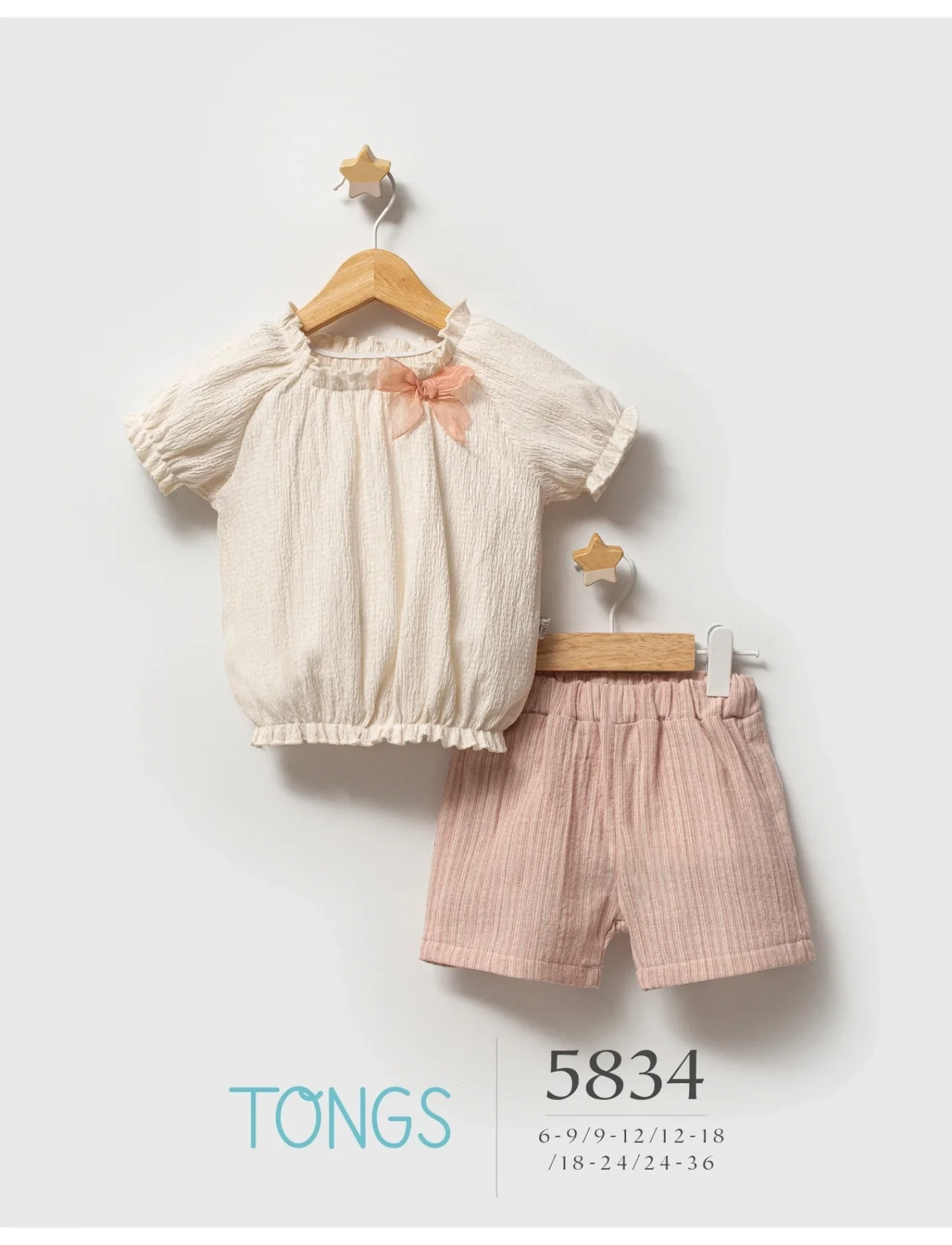 Tongs Penolope İkili Takım 5834 Pembe