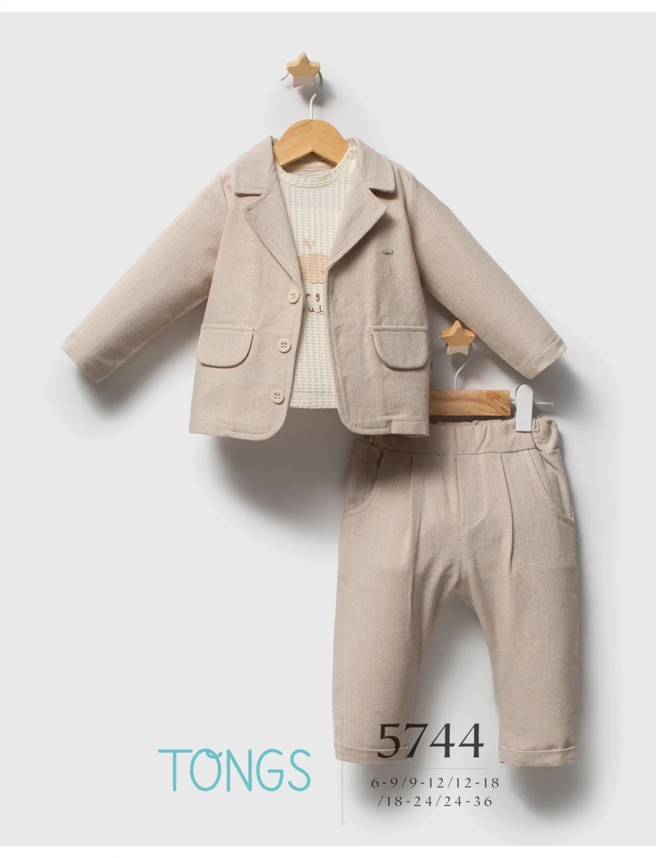 Tongs Sailing Soul 3lü Takım 5744 Bej