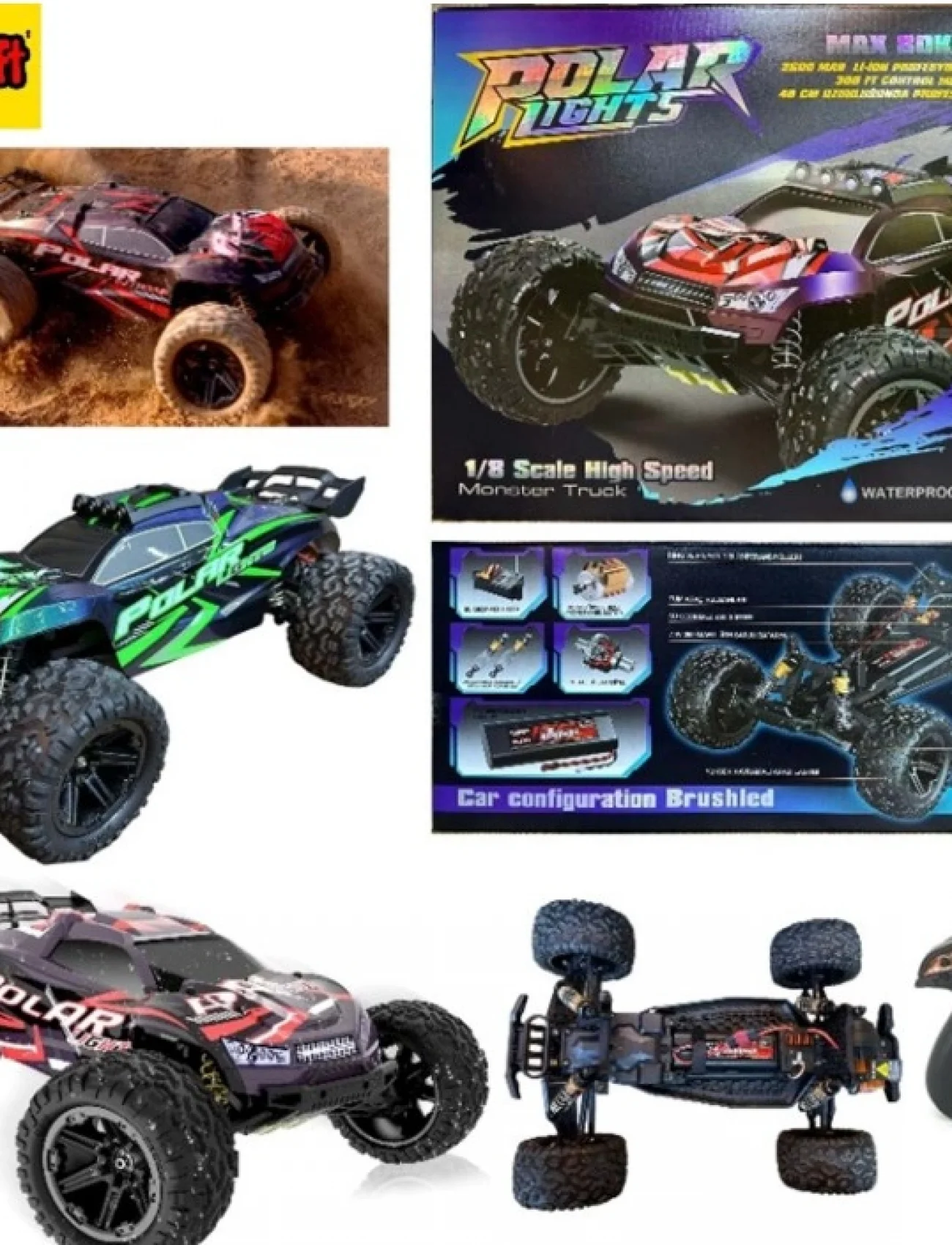 Toycraft Polar 80km/h 1:8 Elektrikli Yüksek Hızlı Araba