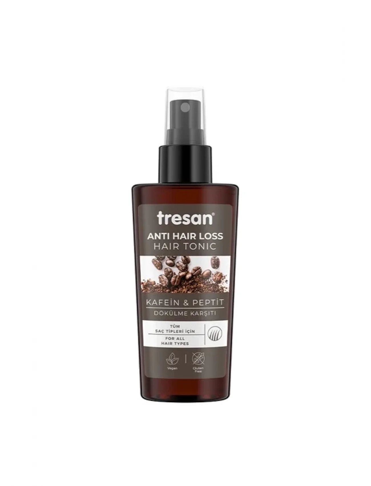 Tresan Kafein & Peptit Dökülme Karşıtı Vegan Saç Toniği 125 Ml