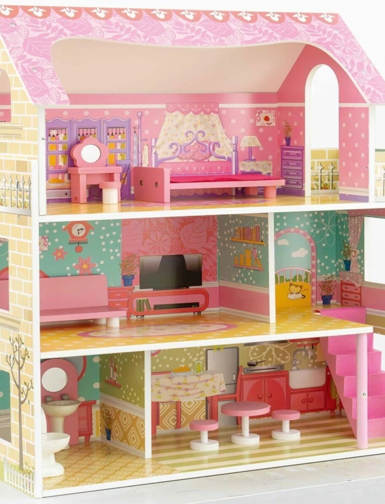 TX1055 AHŞAP 3 KATLI 10 PARÇA AKSESUARLI