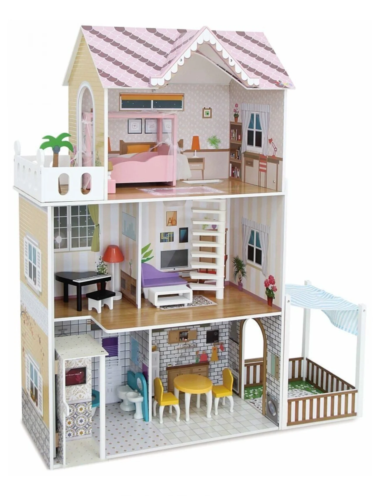 TX1195 AHŞAP 3 KATLI 15 PARÇA AKSESUARLI