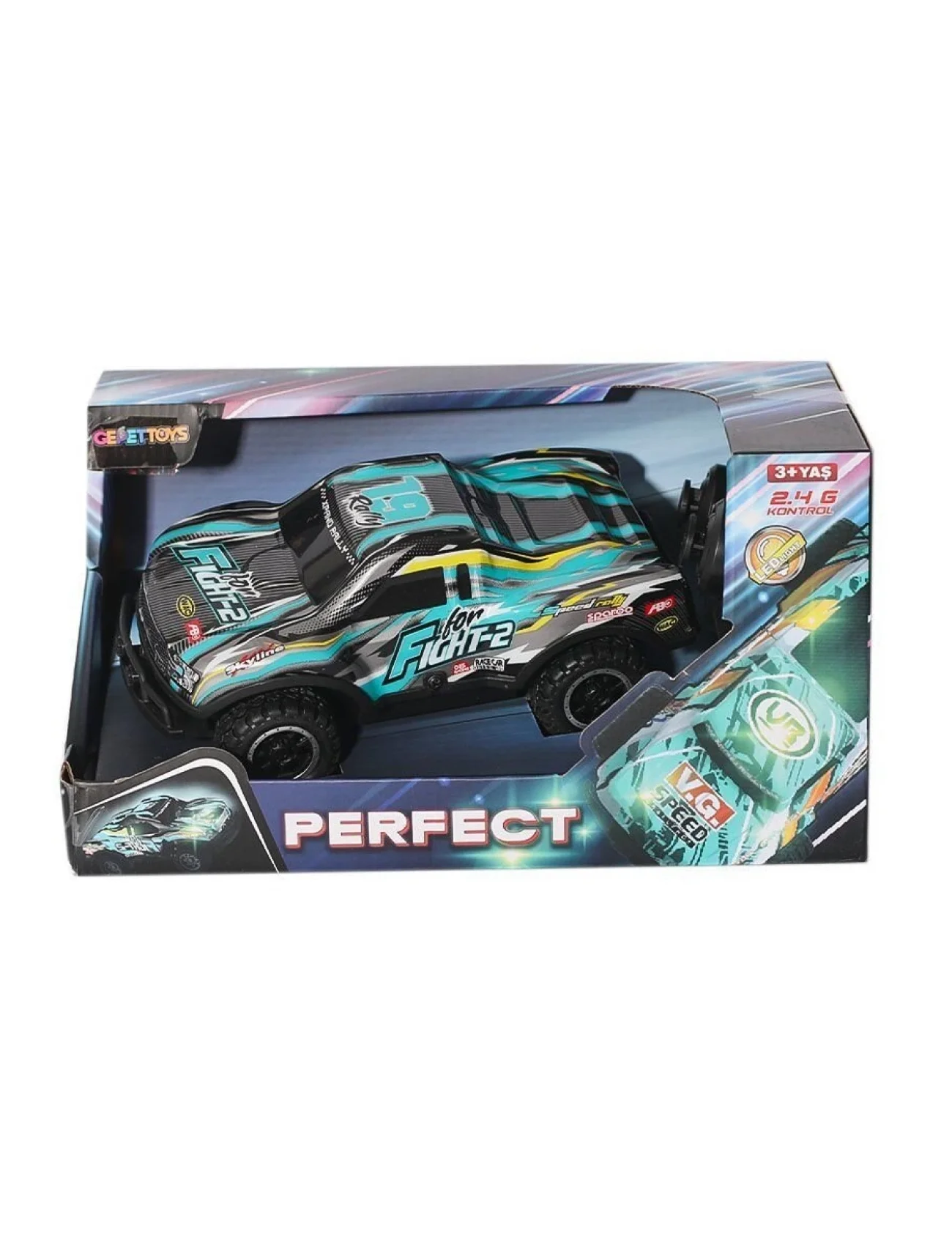 UJ99-Y240 1 :20 2 :4GHz Kontrol Şarjlı Full Led Işıklı Arazi Aracı - Gepettoys