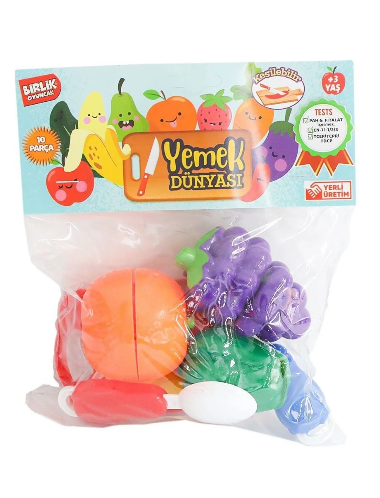 URT007-PVC-1AB KESİLEBİLEN SEBZE MEYVE 3 PCS