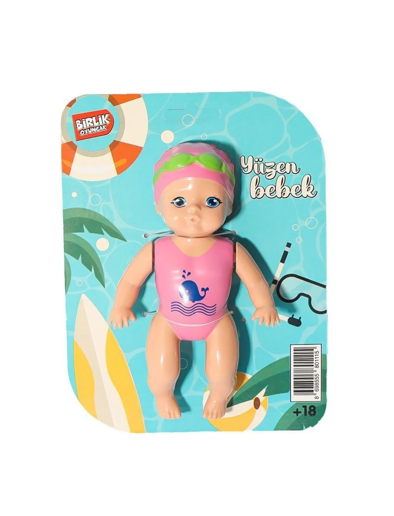 URT031-001  Kartela Yüzen Bebek -Birliktoys
