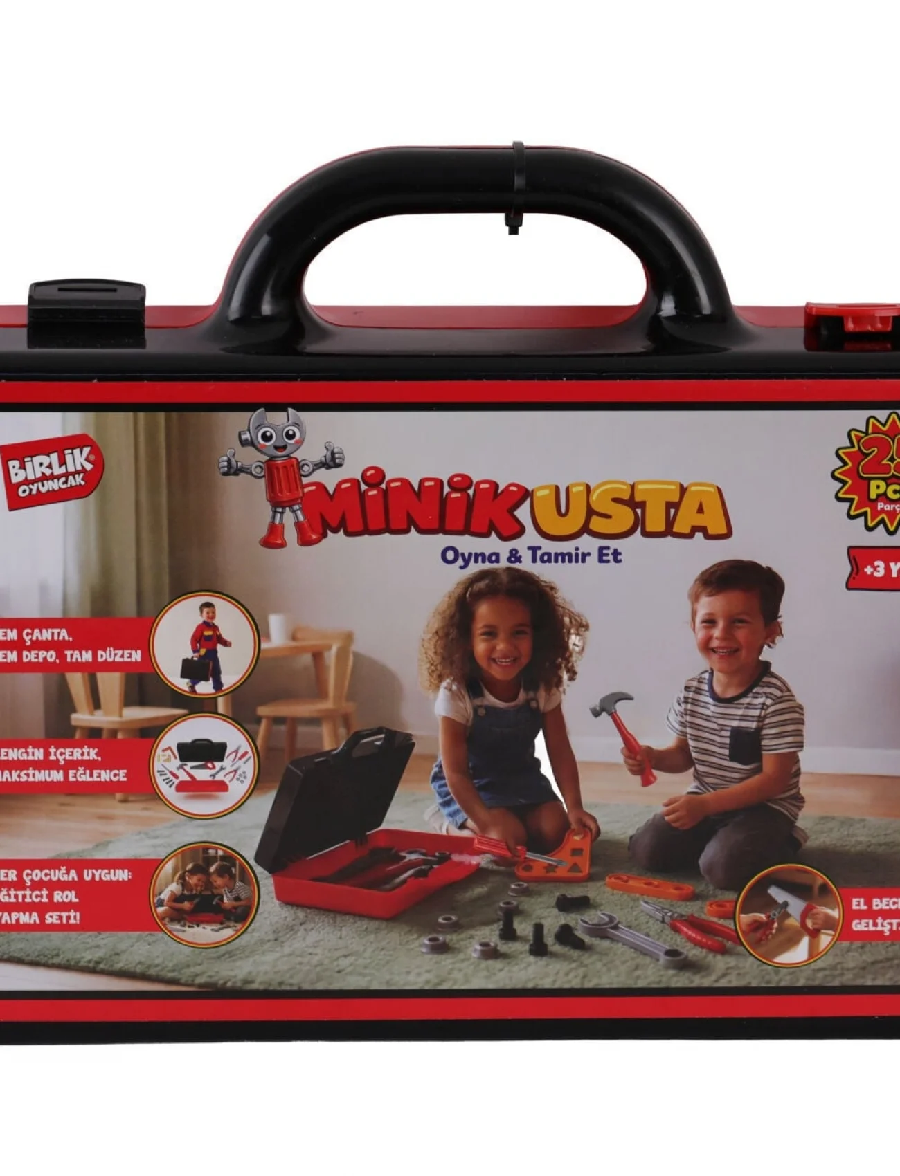 URT037-003 25 PCS ÇANTALI TAMİR SETİM MİNİK USTA