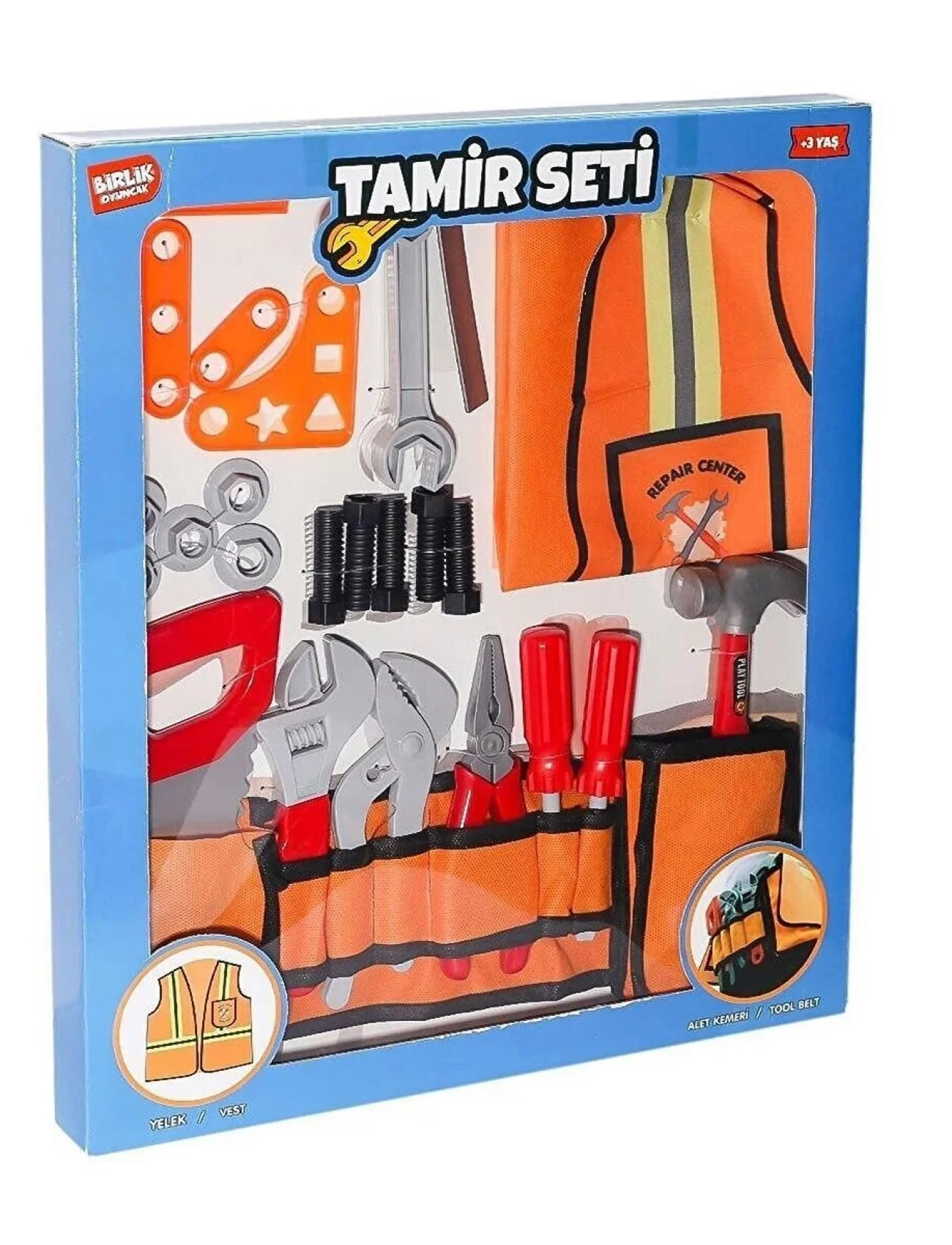 URT037-KUTU-2 KALİTELİ YELEKLİ KEMERLİ TAMİR SETİM