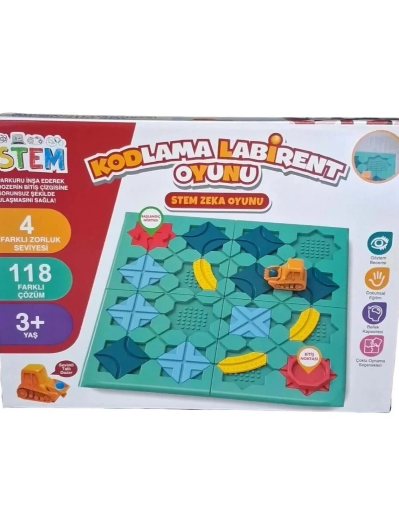 URT045-001 KODLAMA LABİRENT OYUNU STEM ZEKA