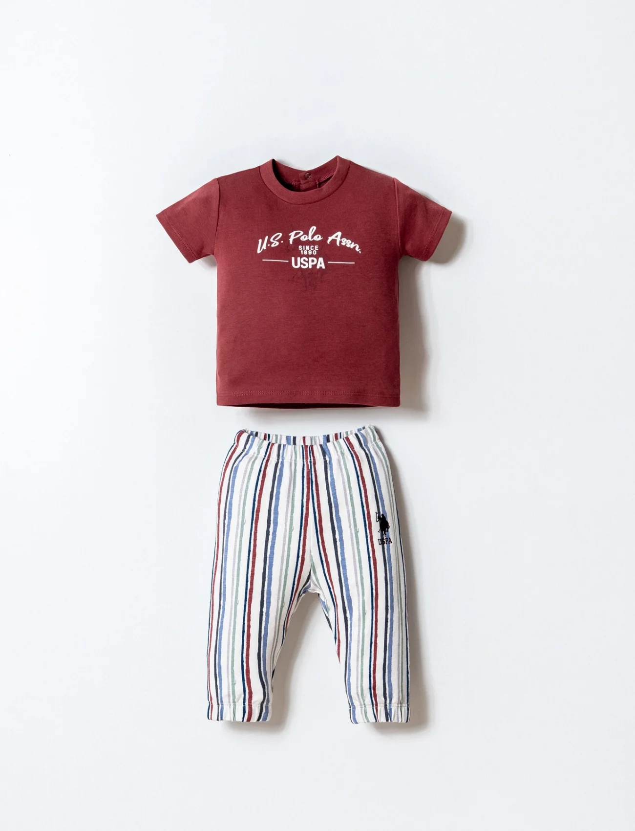 U.s. Polo 2li Takım Usb2879 Bordo